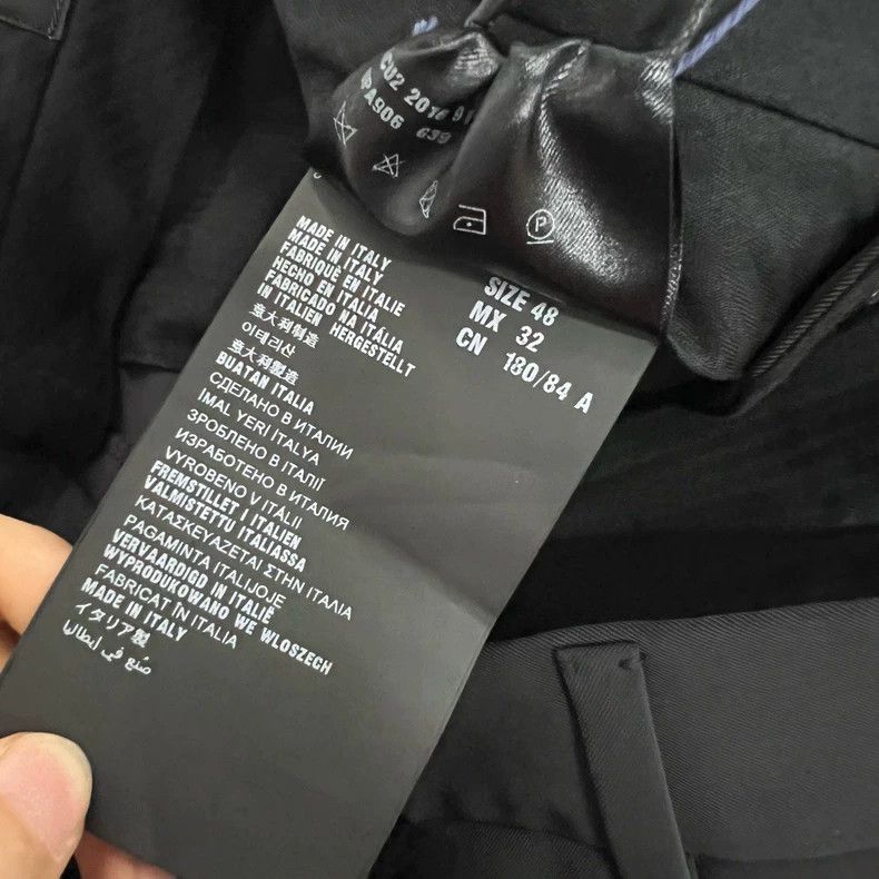 Prada Prada Black trousers 2502-Nextarrow Size 48R - 4 Thumbnail