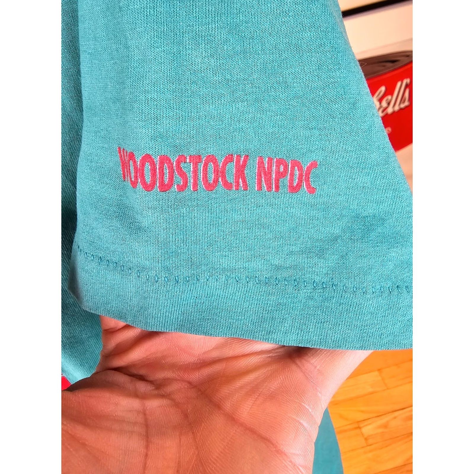 Fruit Of The Loom VINTAGE NARROW AISLE WOODSTOCK STYLE SINGLE STITCH T-SHIRT SZ LARGE Shirt Men XS? Size US L / EU 52-54 / 3 - 7 Thumbnail