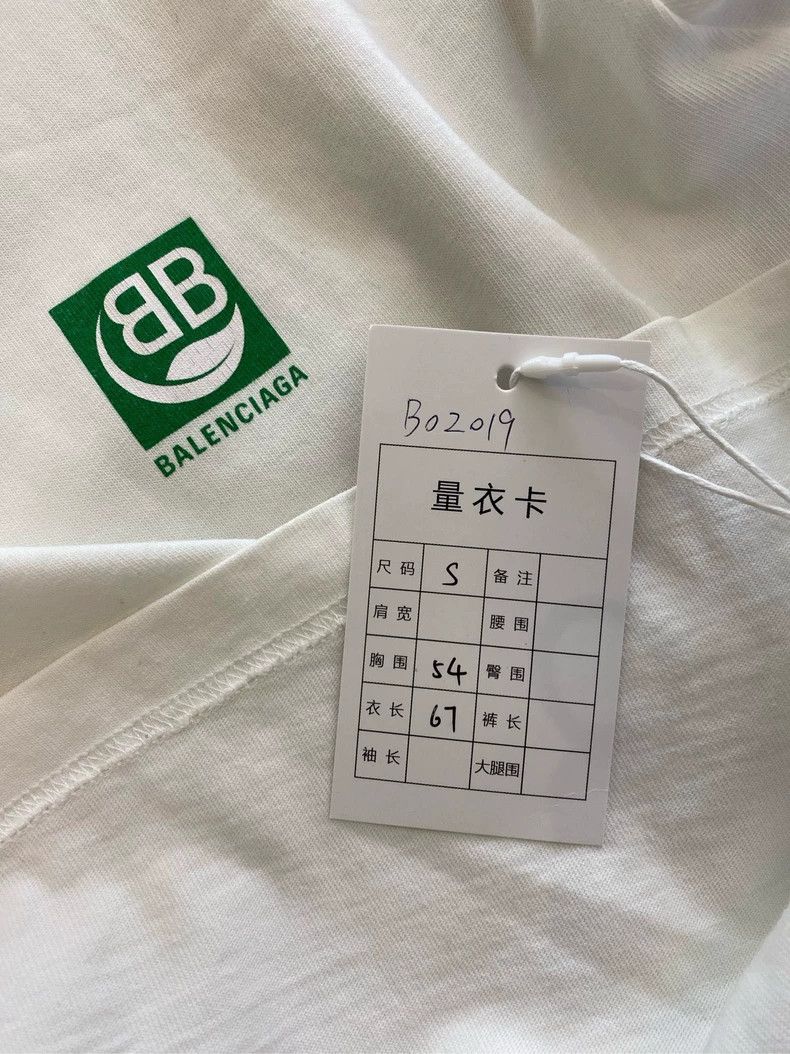 Balenciaga Balenciaga Nvironment-friendly short-sleeve white Size US S / EU 44-46 / 1 - 7 Thumbnail