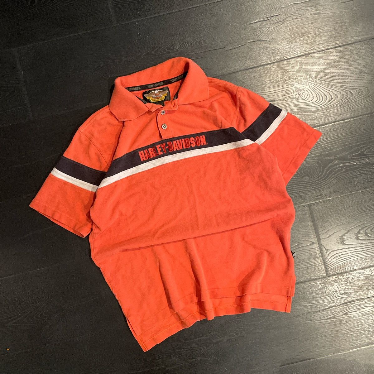Harley Davidson Y2K Harley Davidson Polo Size US M / EU 48-50 / 2 - 2 Thumbnail