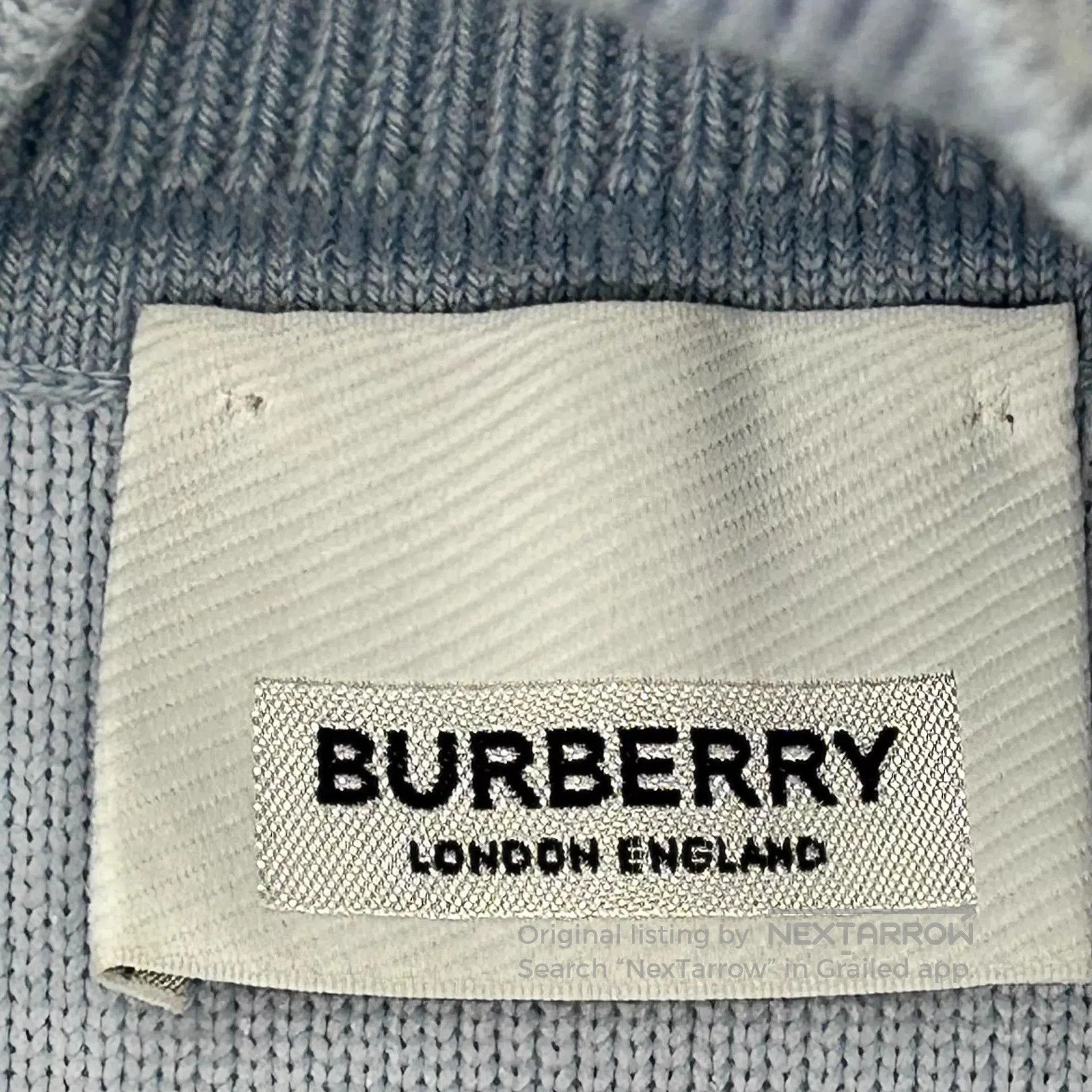 Burberry Blue Zip-Front Bomber Jacket XXS. Size US XXS / EU 40 - 3 Thumbnail