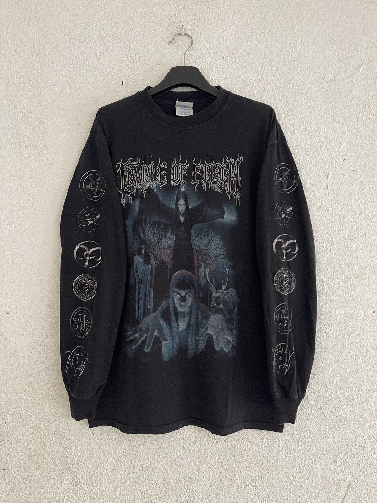 Band Tees Vintage Y2K 2001 Cradle of Filth Blighting States LongSleeve Size US L / EU 52-54 / 3 - 1 Thumbnail