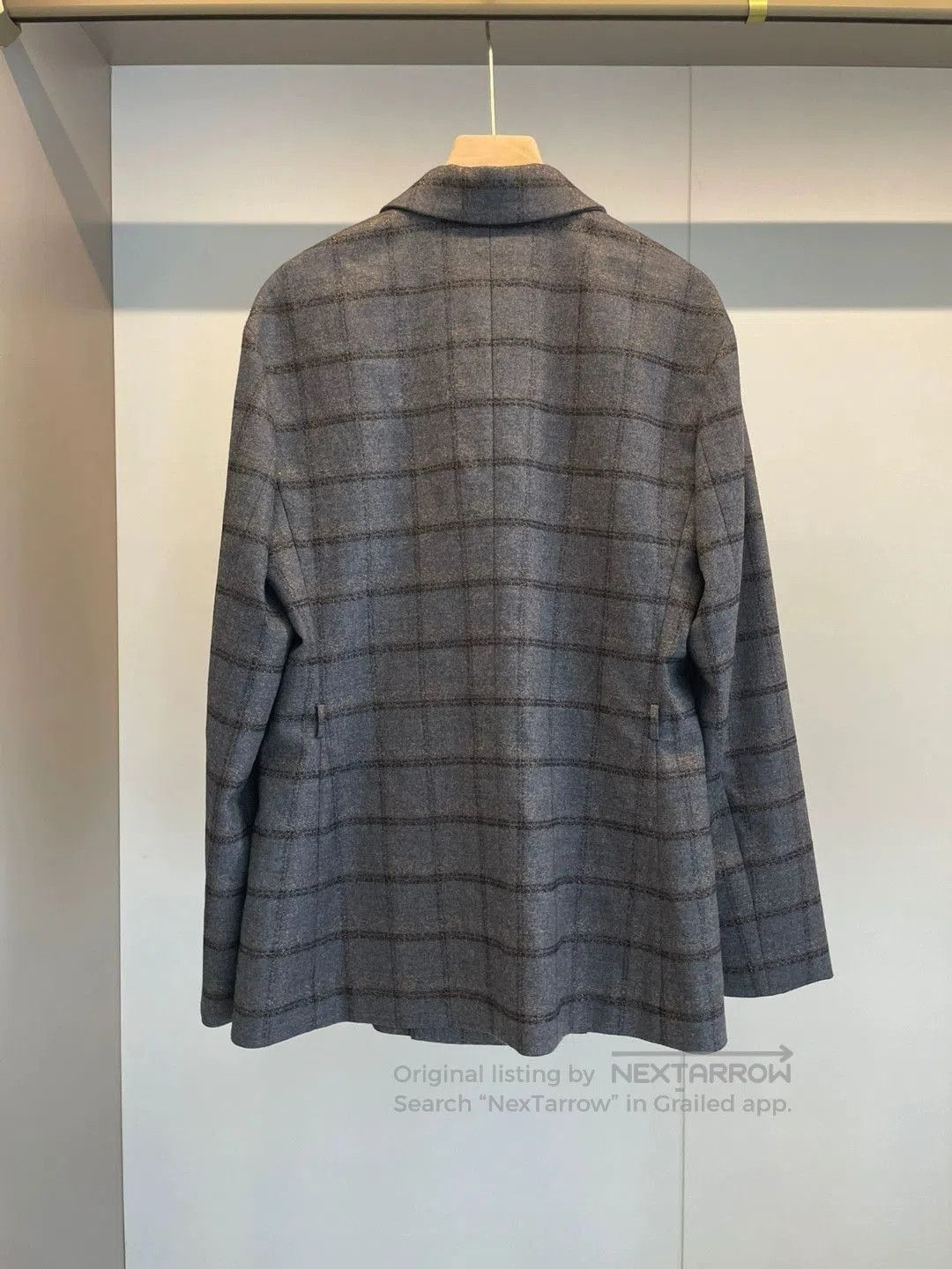 Brunello Cucinelli Brunello Cucinelli Wool Double-Breasted Blazer. Size US M / EU 48-50 / 2 - 2 Thumbnail