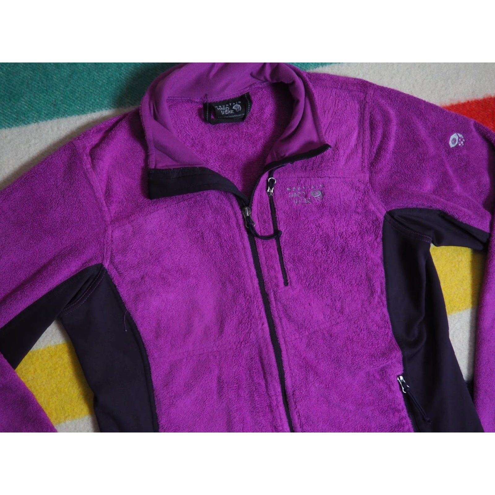 Mountain Hardwear Mountain Hardwear Jacket Adult M Purple Full Zip Outdoor Hiking Logo Fleece Womens Size M / US 6-8 / IT 42-44 - 3 Thumbnail