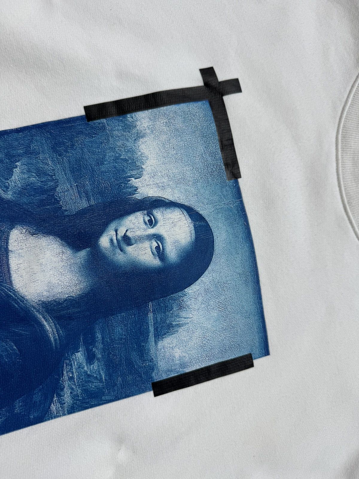 Off-White Off-White Mona Lisa Luxury Big Logo White Sweatshirt Size US L / EU 52-54 / 3 - 8 Thumbnail