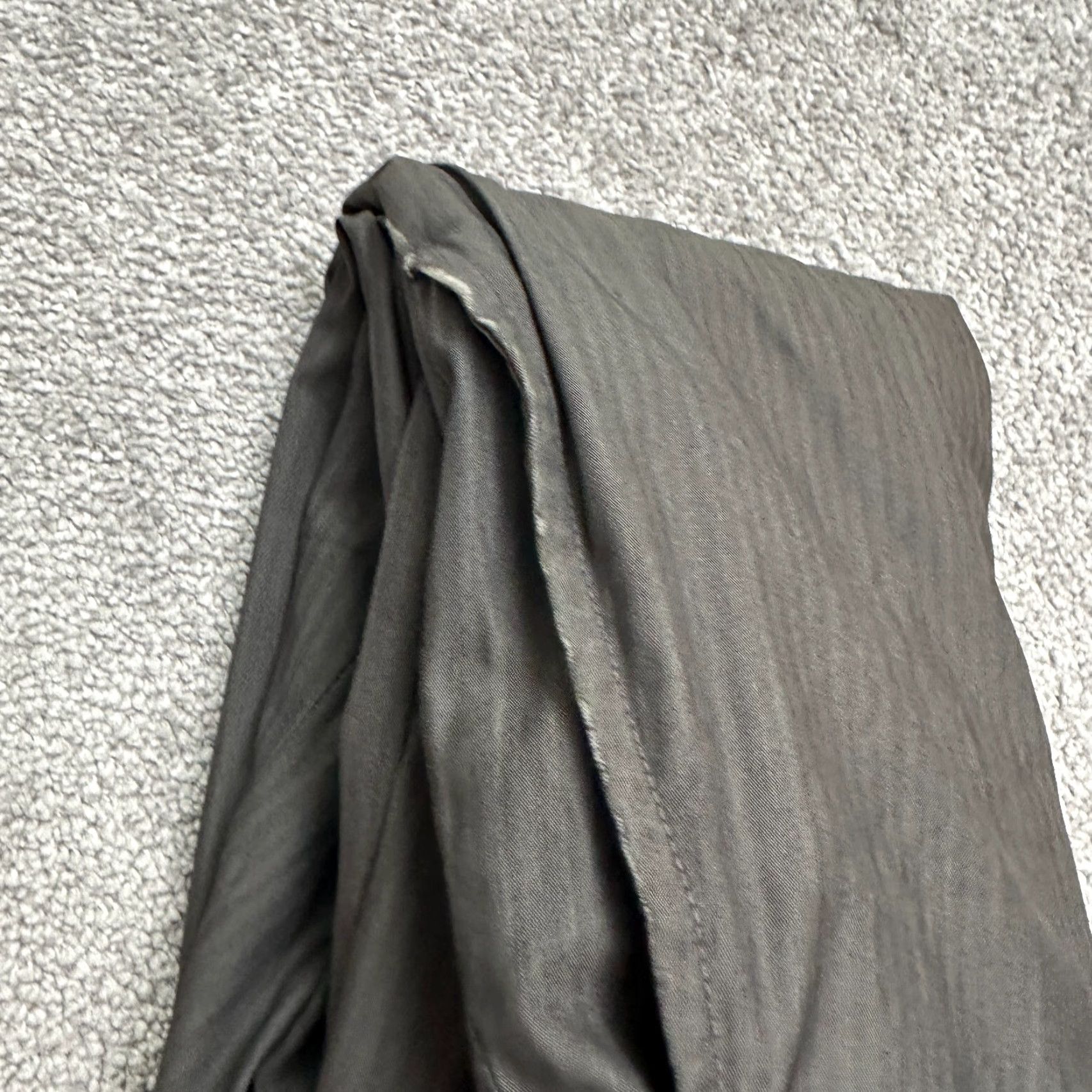 Hugo Boss Hugo Boss Dress Pants Mens 34x34 Gray Straight Flat Front Workwear Business Dress Pants Size US 34 / EU 50 - 5 Thumbnail
