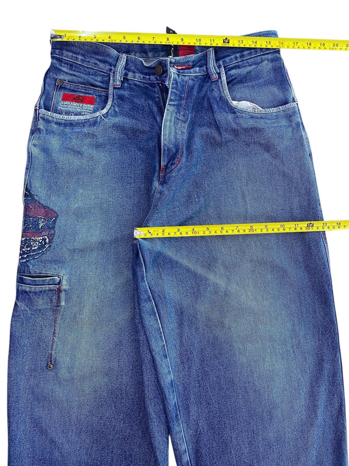 Japanese Brand Japanese Brand Acid Blue Wash Style Baggy Jeans Size US 32 / EU 48 - 5 Thumbnail
