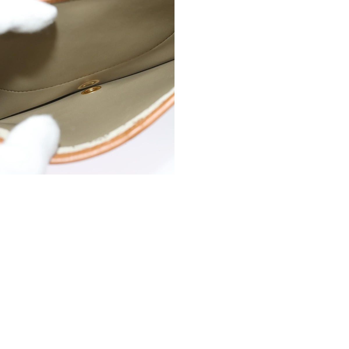 Dior DIOR Honeycomb Canvas Shoulder Bag Pvc Beige Gold Size ONE SIZE - 13 Thumbnail