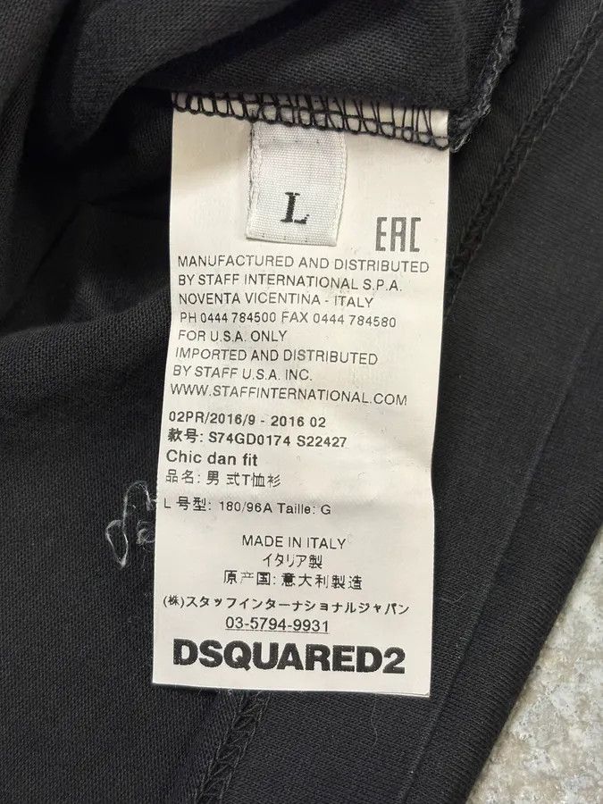 Dsquared2 AW2016 Dsquared2 Skeleton Pink Love Black T-Shirt Size US S / EU 44-46 / 1 - 8 Thumbnail