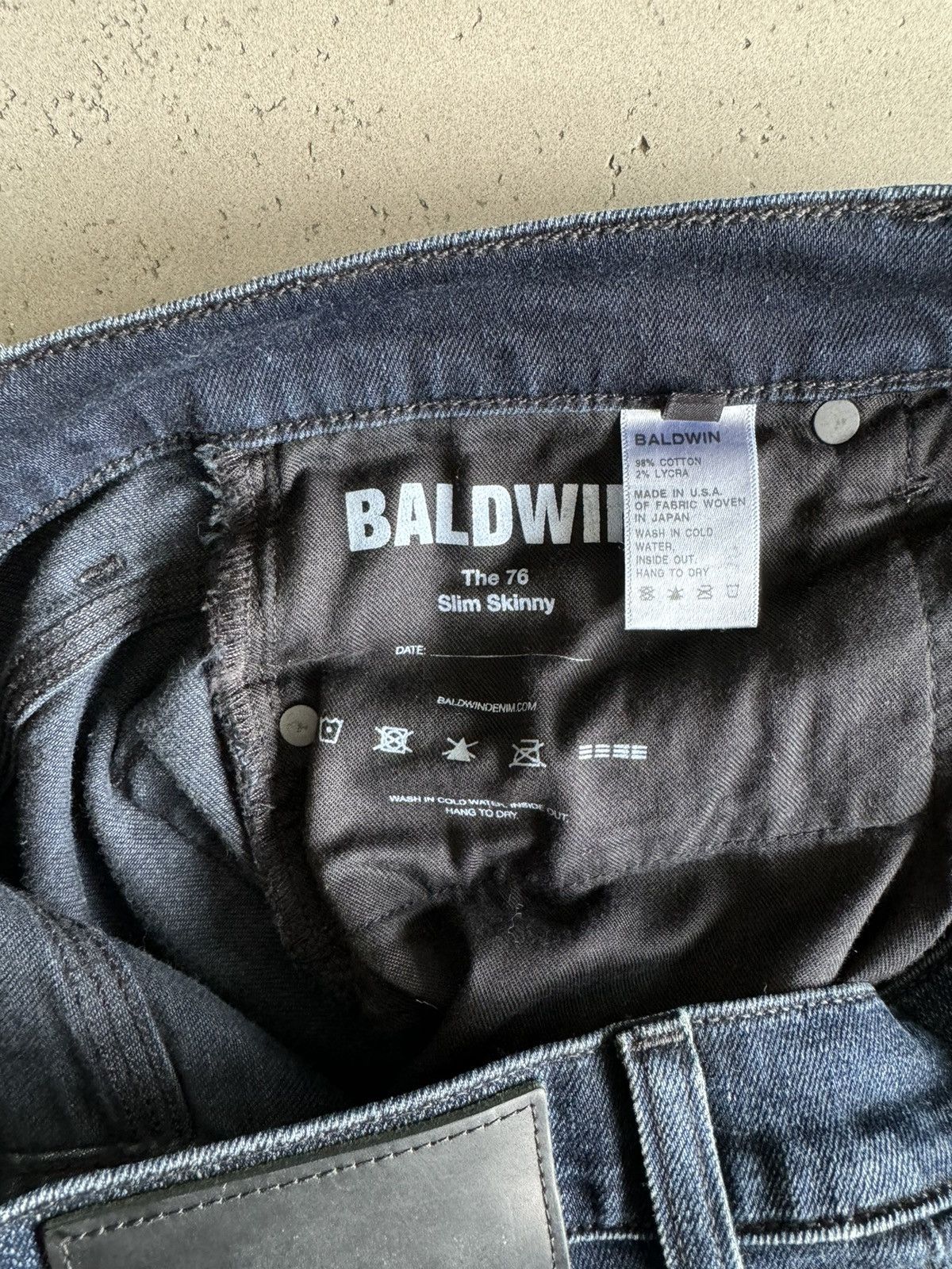 Baldwin Baldwin Kansas City Slim Jeans Size US 32 / EU 48 - 6 Thumbnail