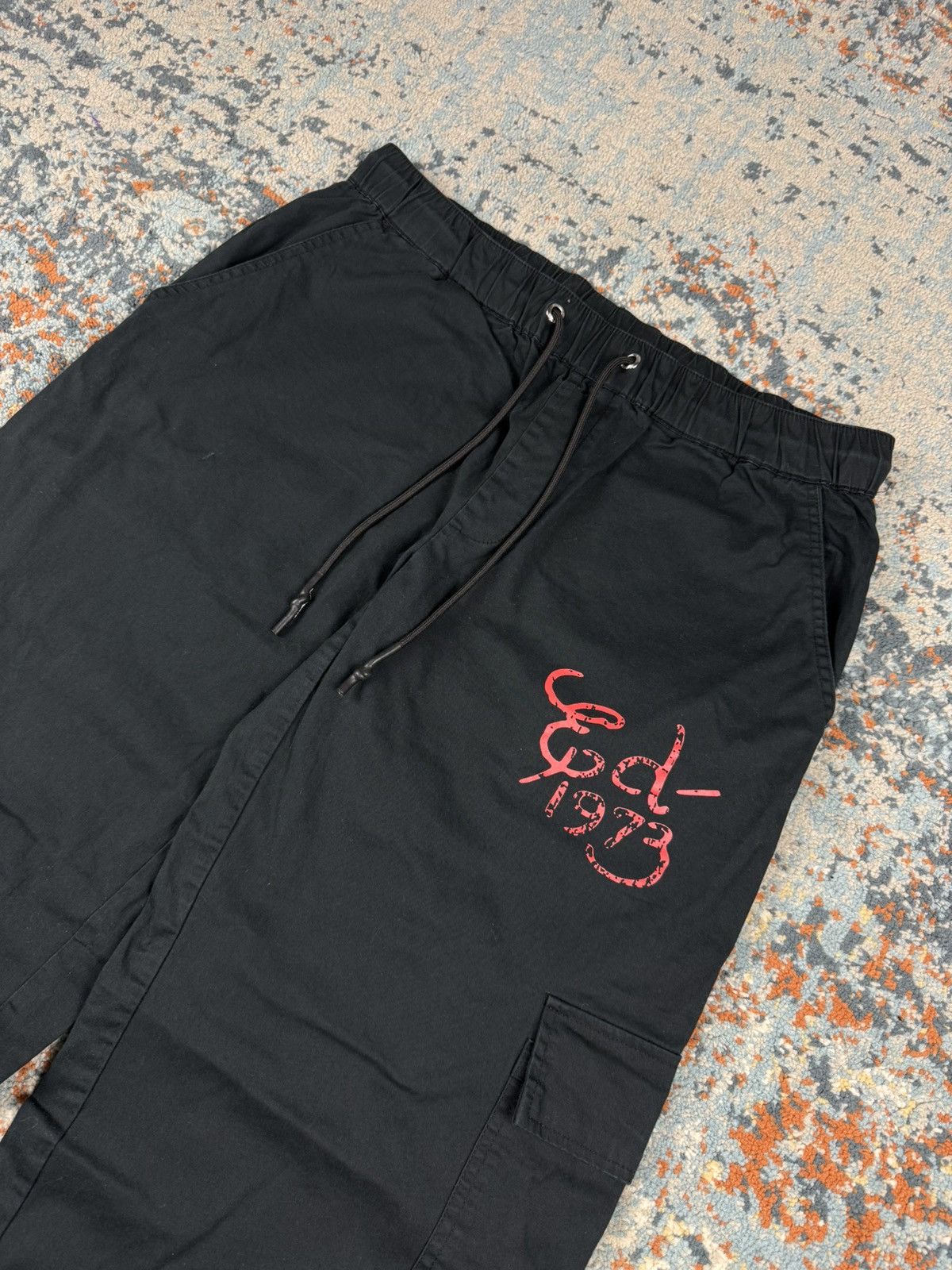 Ed Hardy Ed Hardy x urban outfitters embroidered dragon baggy pants Size 27" / US 4 / IT 40 - 4 Thumbnail