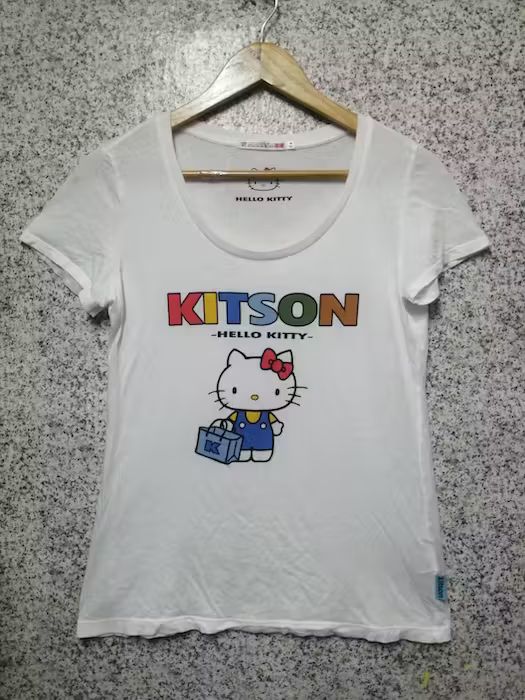 Pre-owned Movie Hello Kitty X Kitson Very In White