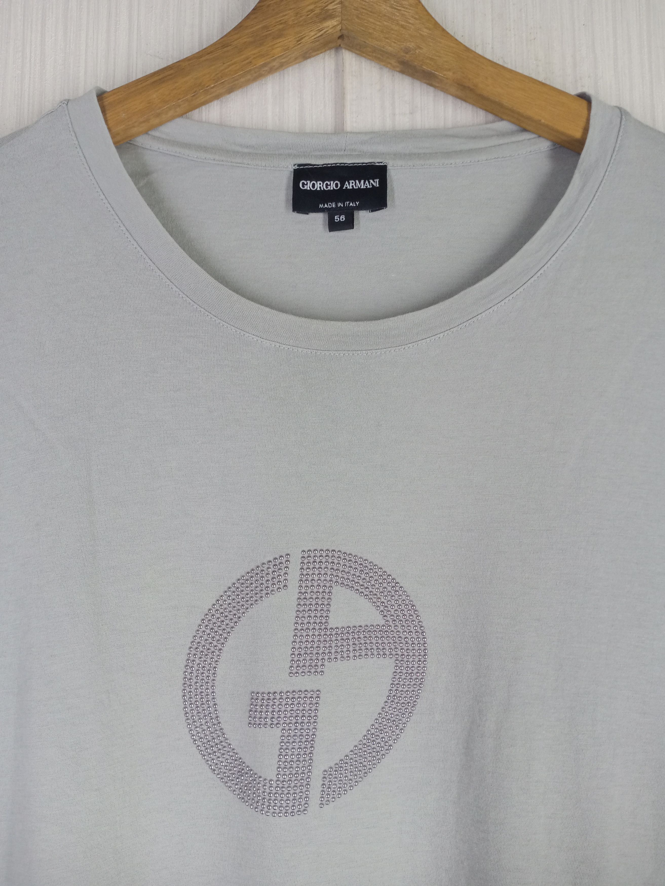 Emporio Armani × Giorgio Armani Rare Vintage Giorgio Armani Tshirt Size L / US 10 / IT 46 - 4 Thumbnail