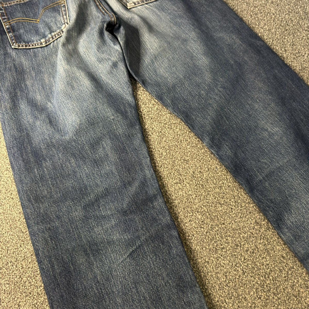 Engineered Garments × Levi's Vintage 90s Levis 503 Distressed Ripped Faded Aging Denim Size US 33 - 11 Thumbnail