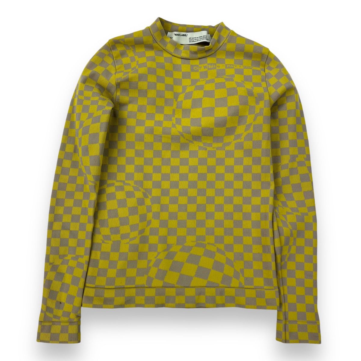 Off-White Off-White Bubble Check Women’s Long Sleeve Size L / US 10 / IT 46 - 2 Thumbnail