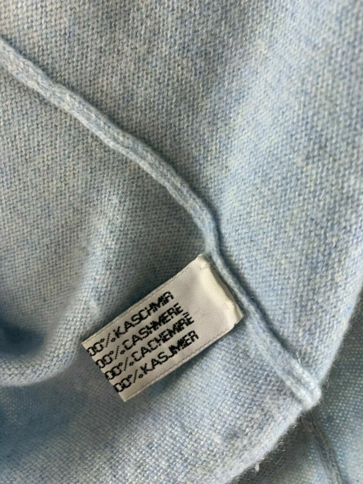 Designer Donna Lane Blue Cashmere Sweater + Top T-Shirt Size 36 Size M / US 6-8 / IT 42-44 - 12 Thumbnail