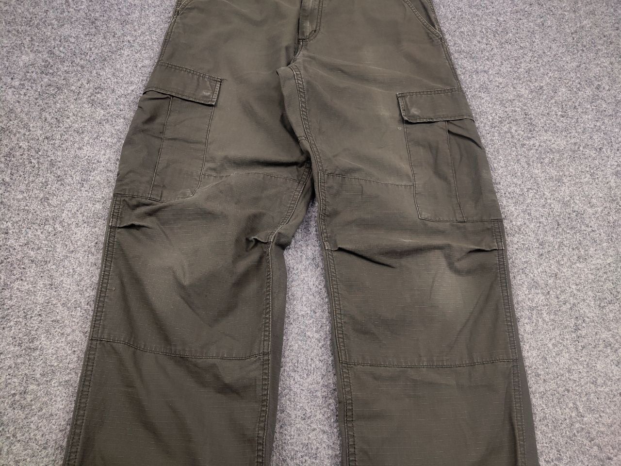 Carhartt Vintage Carhartt Green Ripstop Faded Cargo Pants Y2k Style Size US 34 / EU 50 - 11 Thumbnail