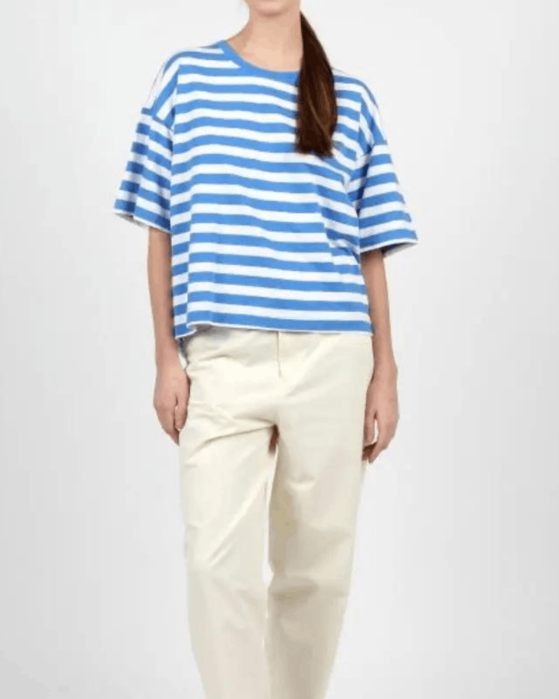 Wemoto BNWT Wemoto - Clover - Striped Oversized T-Shirt Size Small Size S / US 4 / IT 40 - 4 Thumbnail