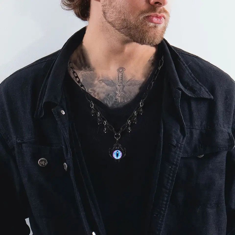 Jewelry × Vintage Hip Hop Devil's Eye Necklaces Size ONE SIZE - 3 Thumbnail