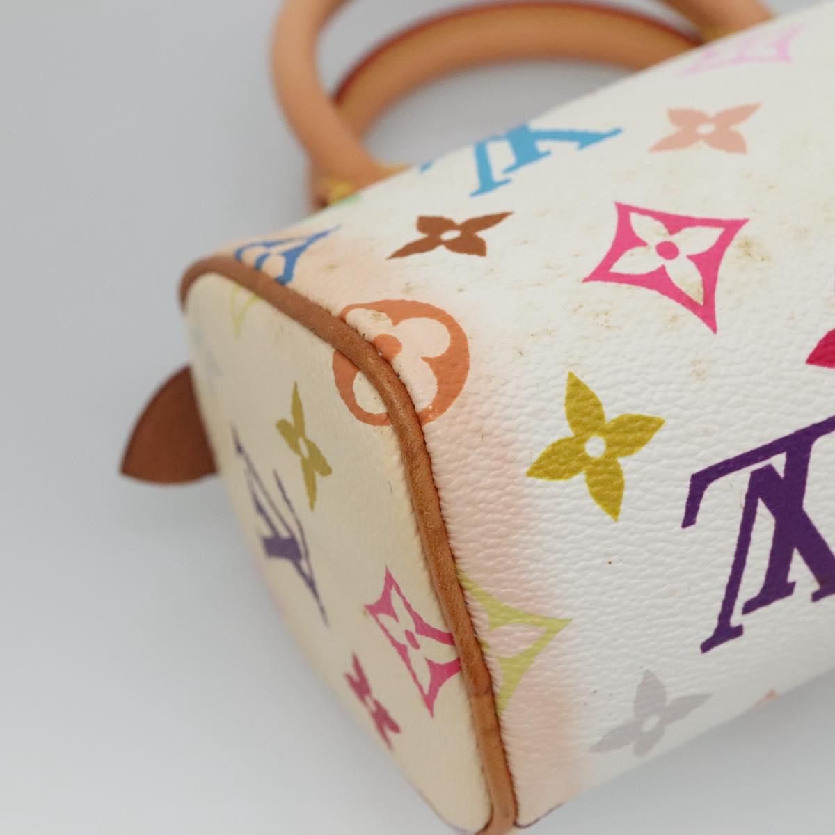 Louis Vuitton LOUIS VUITTON Monogram Multicolor Mini Speedy Hand Bag Size ONE SIZE - 16 Thumbnail