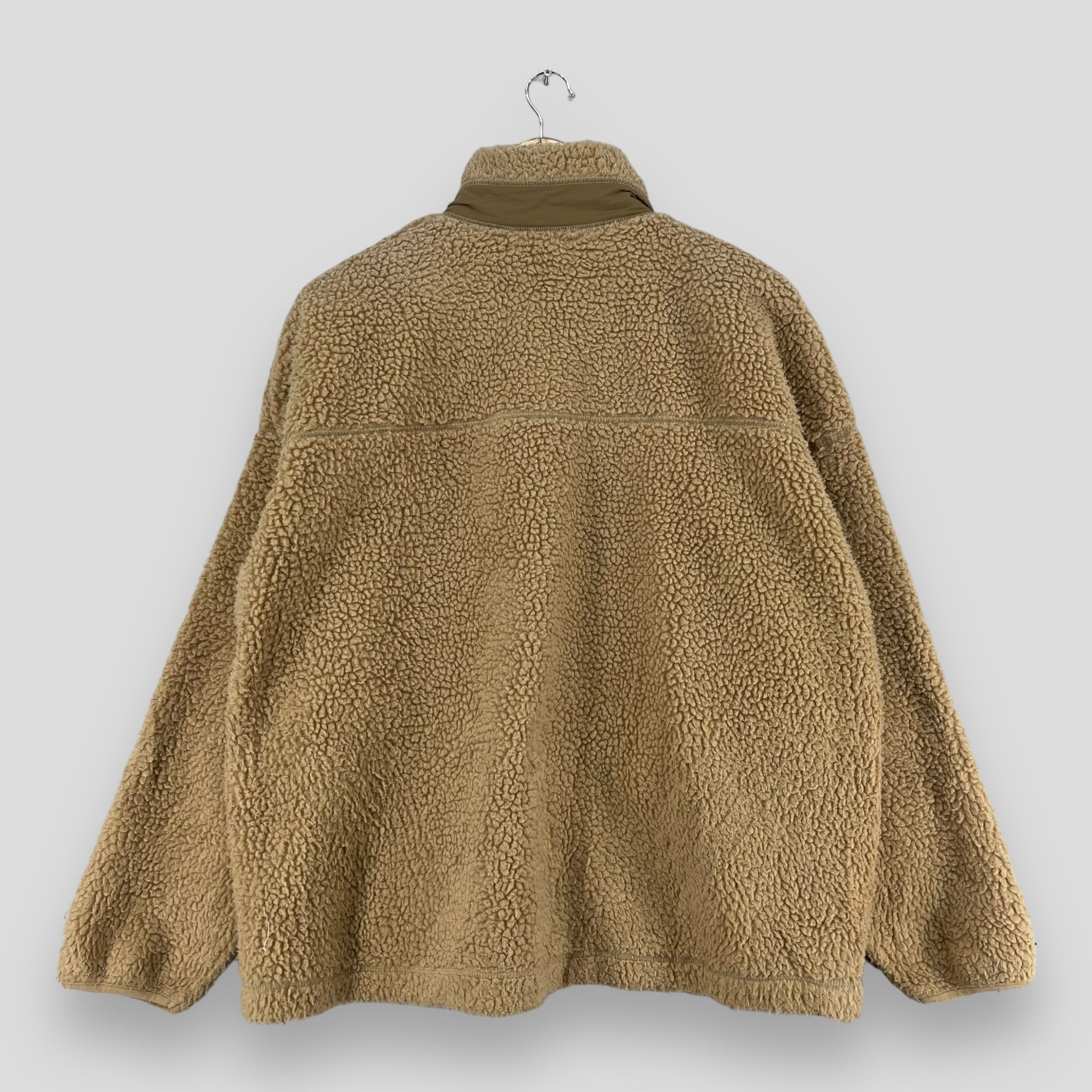 Japanese Brand Vintage GU Deep Pile Sherpa Fleece Zipper Jacket Size US L / EU 52-54 / 3 - 7 Thumbnail