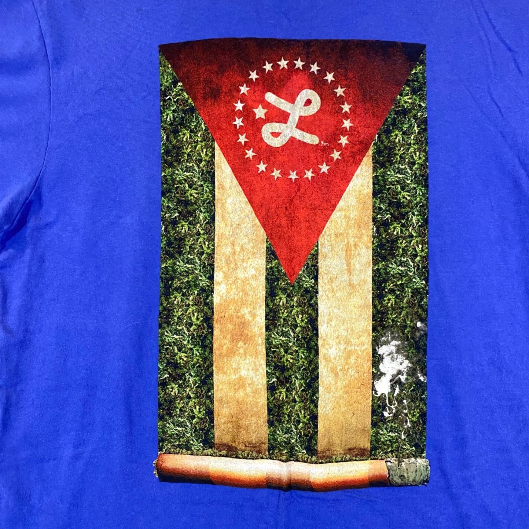Vintage VINTAGE Lifted Research Group T-Shirt Men Large Blue Graphic Animal Nature 2010s Casual Summer Size US L / EU 52-54 / 3 - 2 Thumbnail