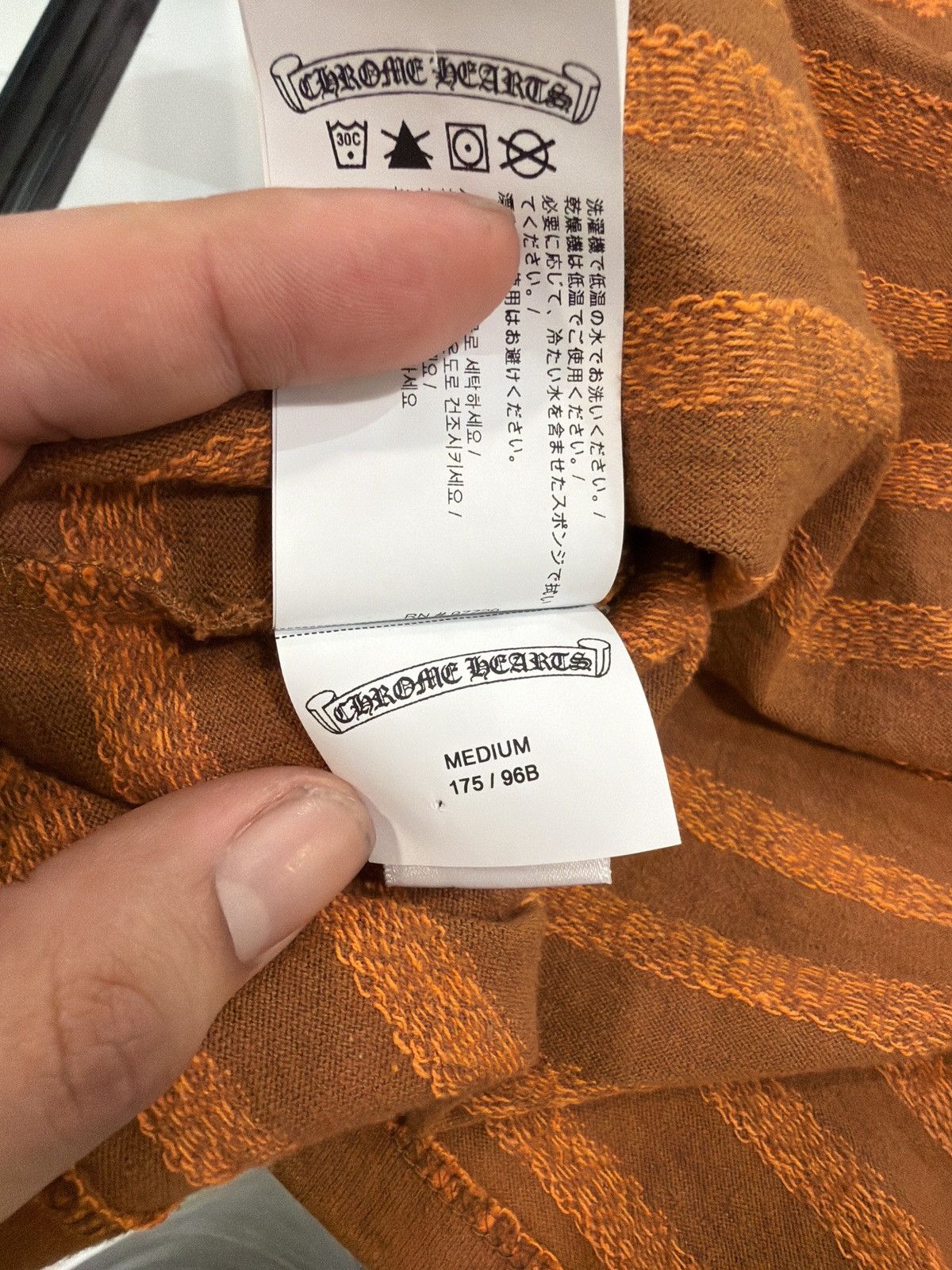 Chrome Hearts Chrome Hearts F You Orange Polo L/S Size US M / EU 48-50 / 2 - 7 Thumbnail