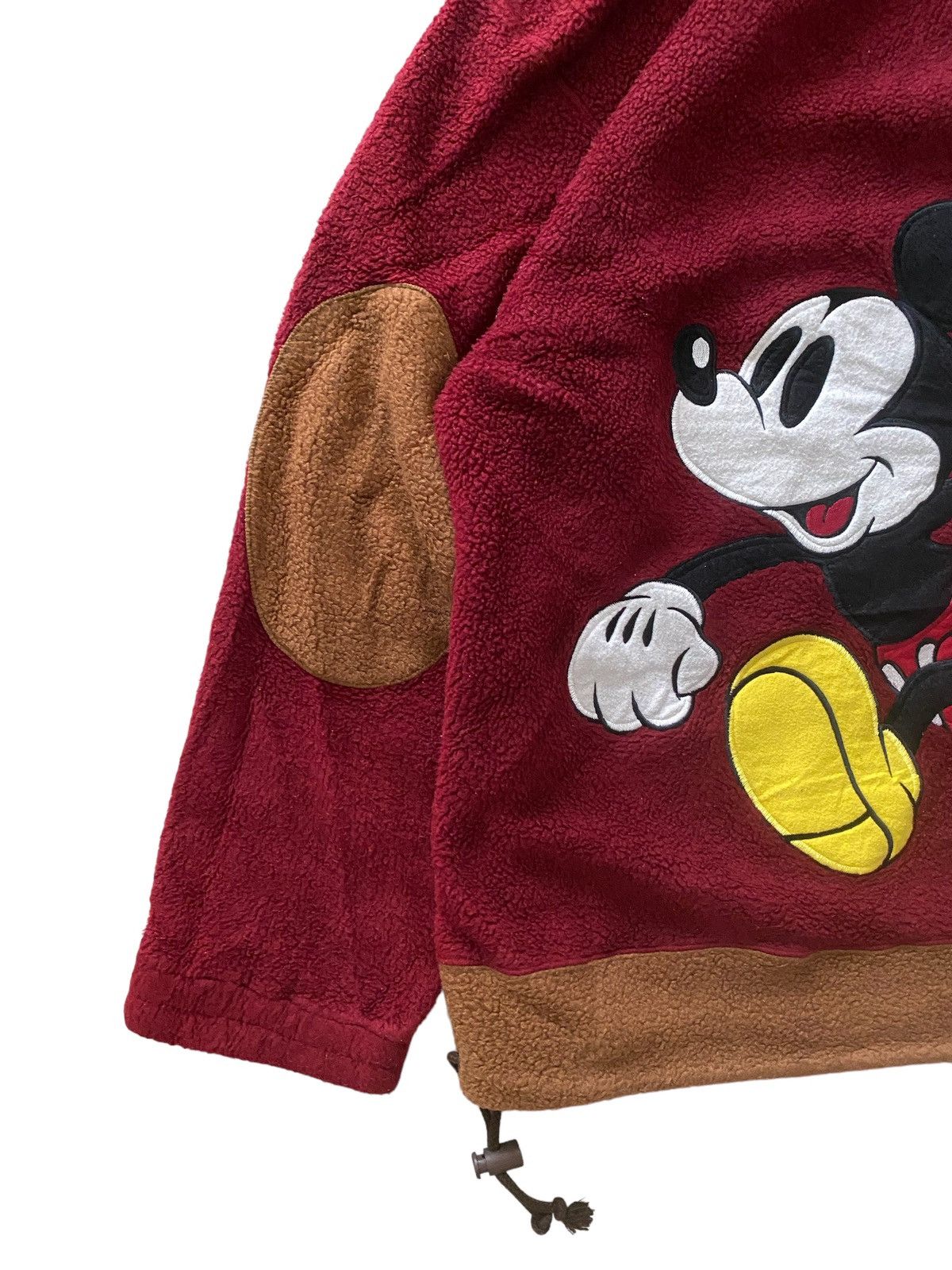 Mickey Mouse × Vintage Vintage Mickey Mouse Big logo oversized Sherpa Hoodie Size US L / EU 52-54 / 3 - 7 Thumbnail