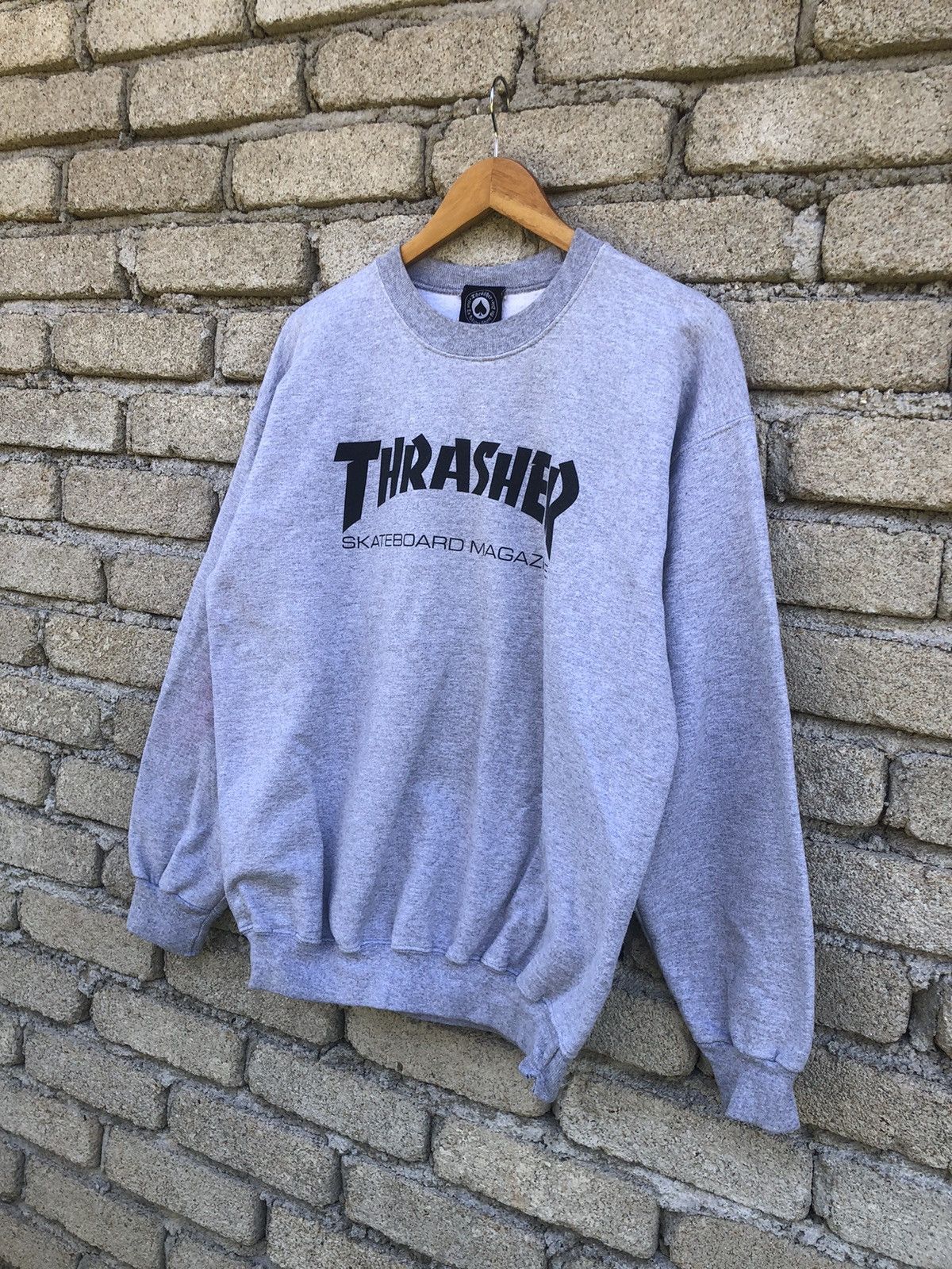 Thrasher Vintage Y2K Thrasher Skateboard Magazine Spellout Sweatshirt Size US L / EU 52-54 / 3 - 2 Thumbnail