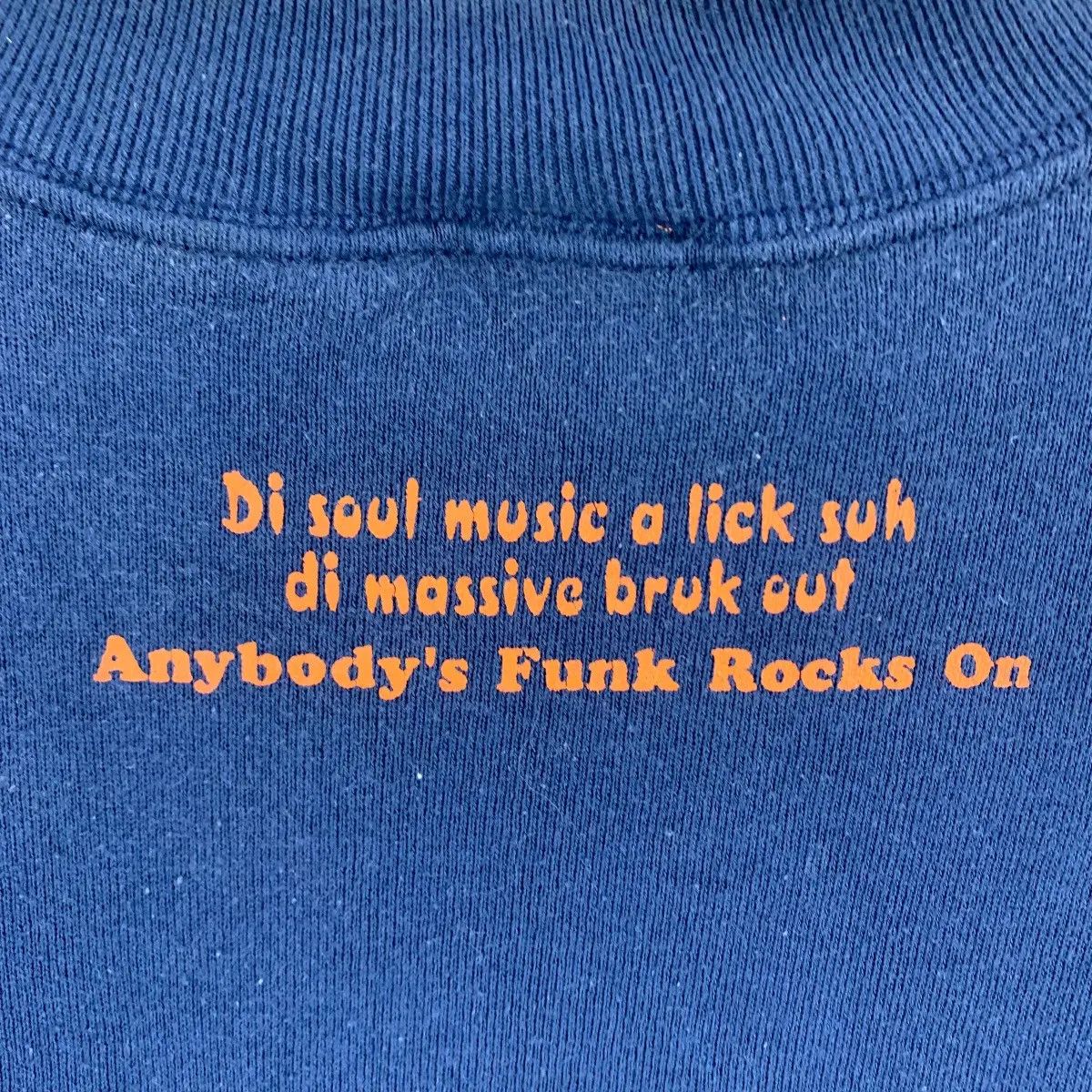 Vintage Vtg AFRO ANYBODY FUNK Soul Music Rocks On Sweatshirt Size M / US 6-8 / IT 42-44 - 7 Thumbnail