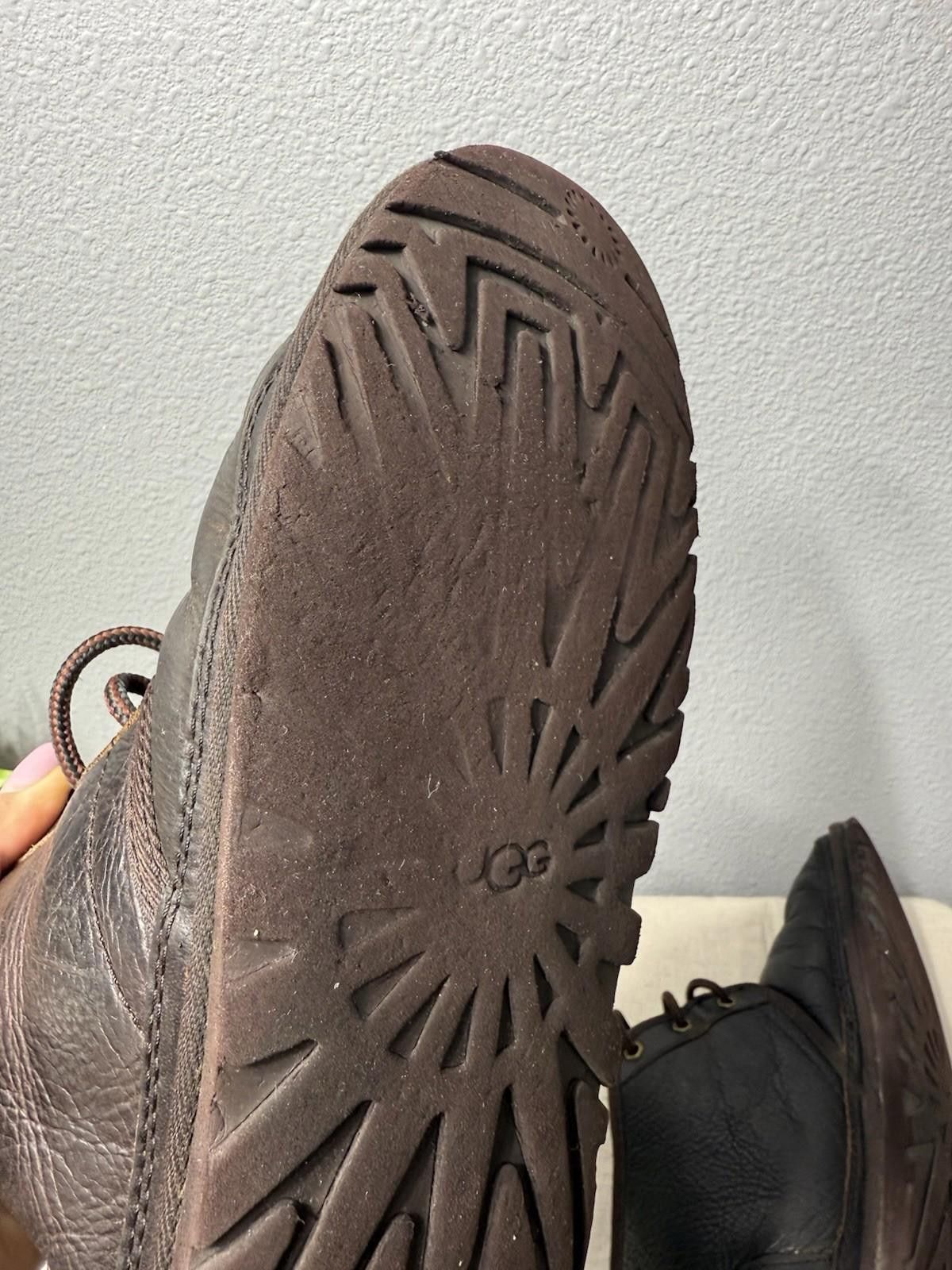 Designer UGG NEUMEL China Tea Leather Chukka Boot Waterproof men 9 Size US 9 / EU 42 - 8 Thumbnail