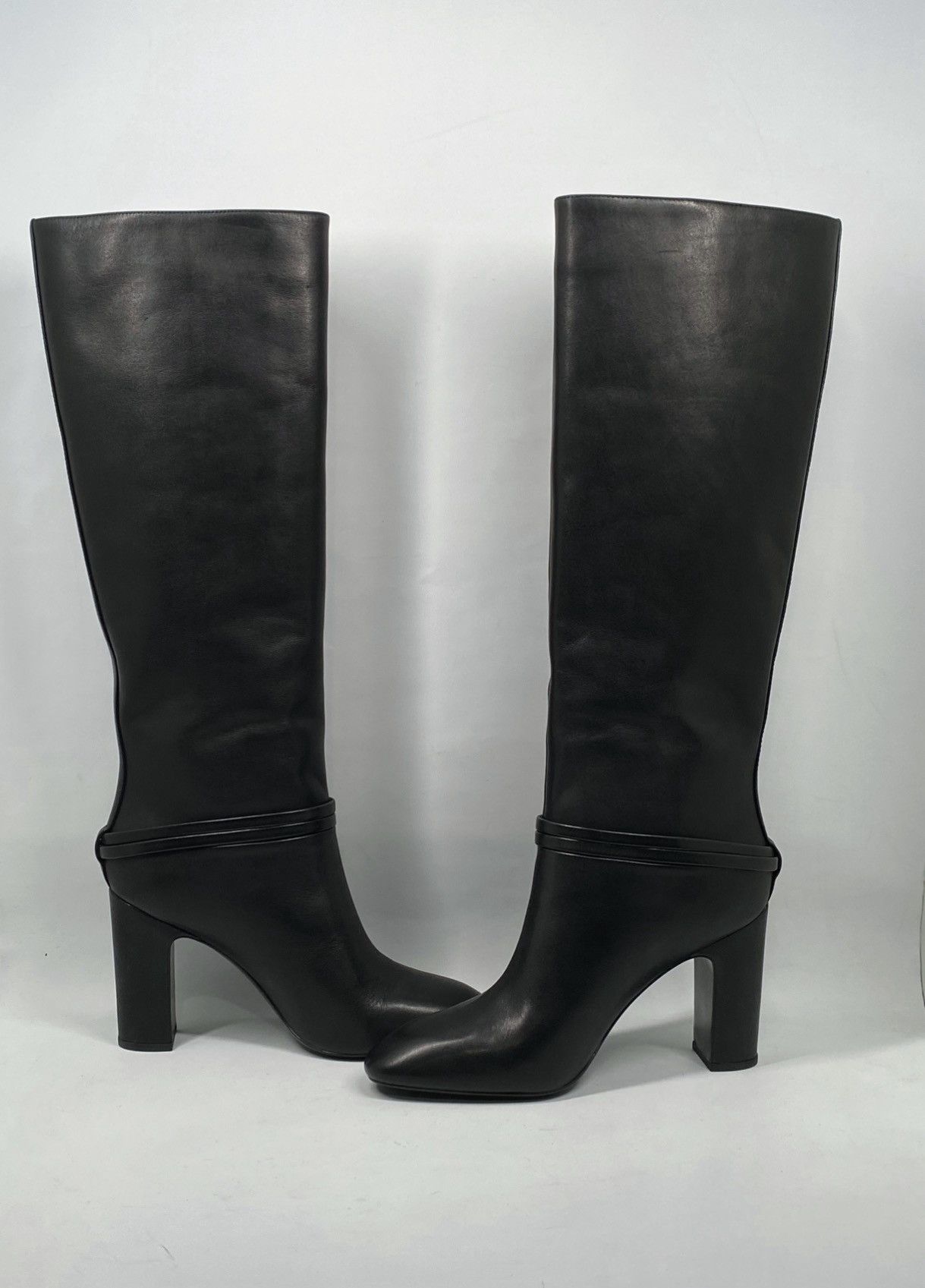 Loeffler Randall Loeffler Randall Solana Leather Buckle Knee Boots size 8.5 Size US 8.5 / IT 38.5 - 9 Thumbnail