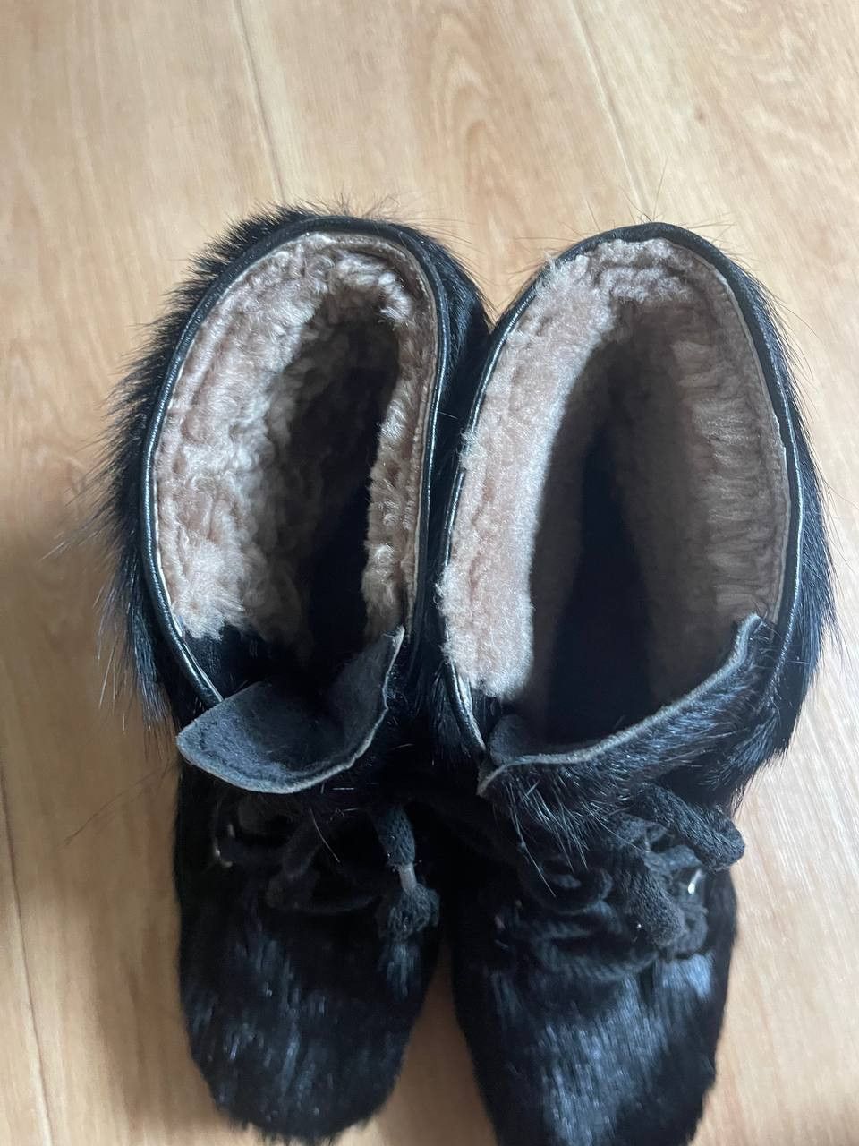 Genuine Leather × Japanese Brand × Vintage Genuine Fur Winter Boots Size US 9 / IT 39 - 12 Thumbnail