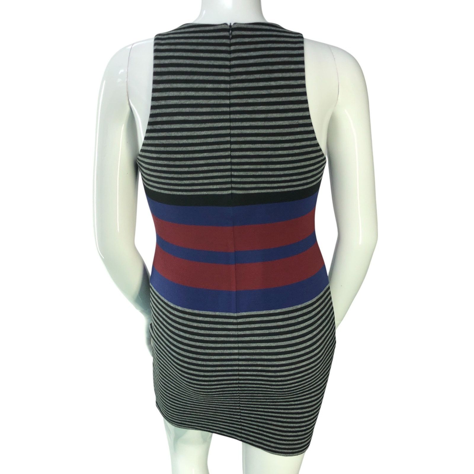 Amanda Uprichard Amanda Uprichard Size M Dress Knit Bodycon Sleeveless Stripe Size M / US 6-8 / IT 42-44 - 7 Thumbnail