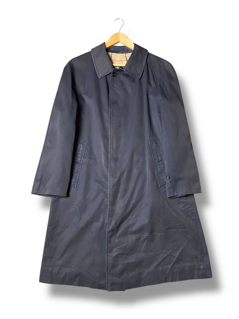 Burberry Prorsum × Designer × Vintage Vintage Burberry Prorsum Cotton Poly Long Coat (125) Size US XS / EU 42 / 0 - 1 Thumbnail