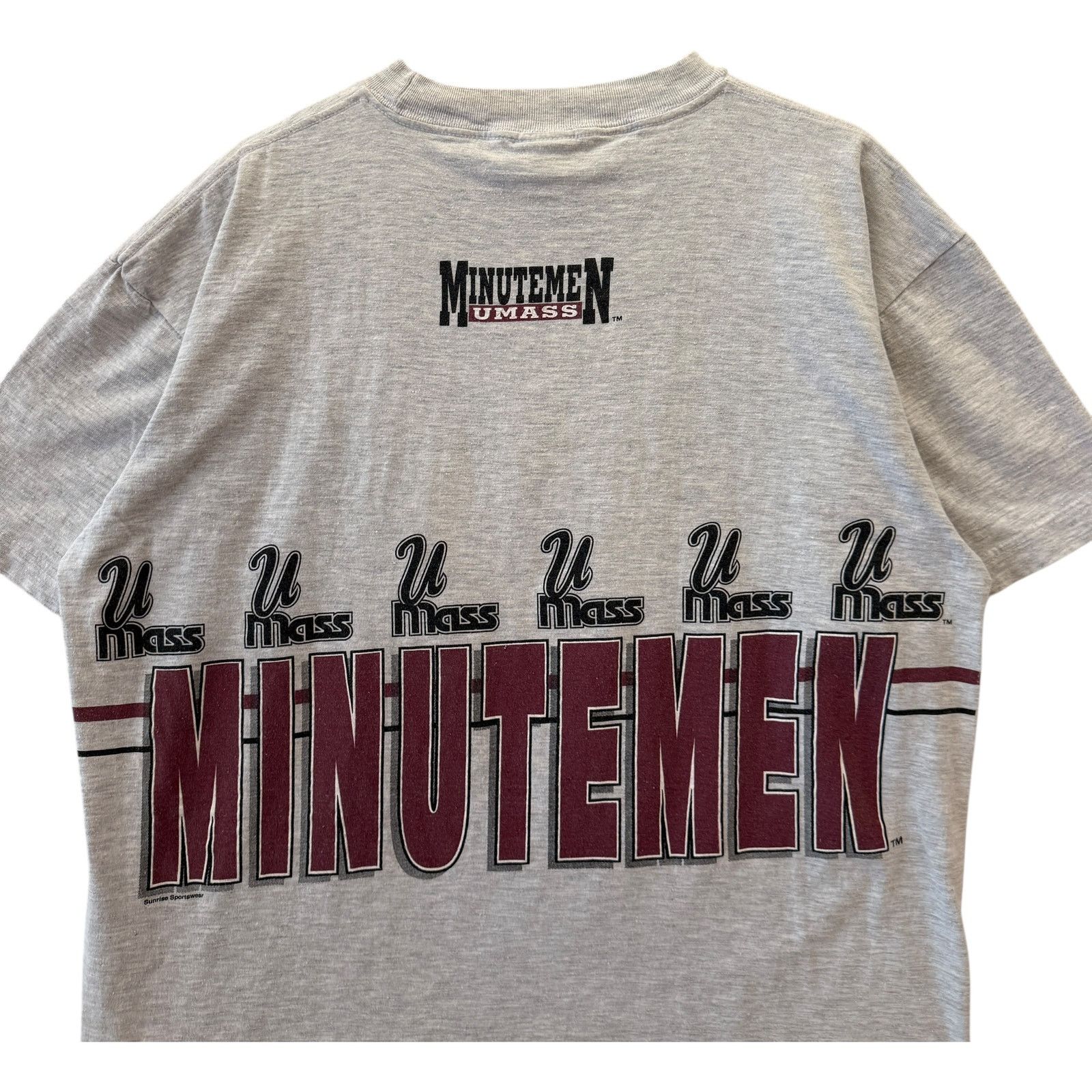 Vintage Vintage University Of Massachusetts Minutemen Tee Men's XXL Size US XXL / EU 58 / 5 - 6 Thumbnail
