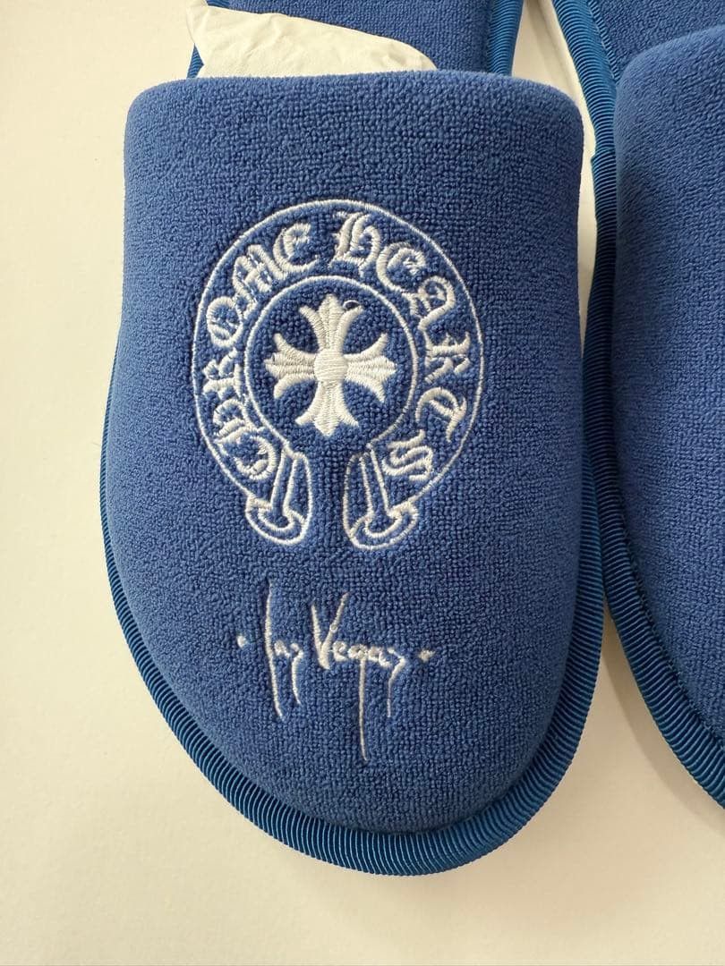 Chrome Hearts CHROME HEARTS Las Vegas Limited Edition Slippers Blue S Size US 5 / EU 37 - 2 Thumbnail