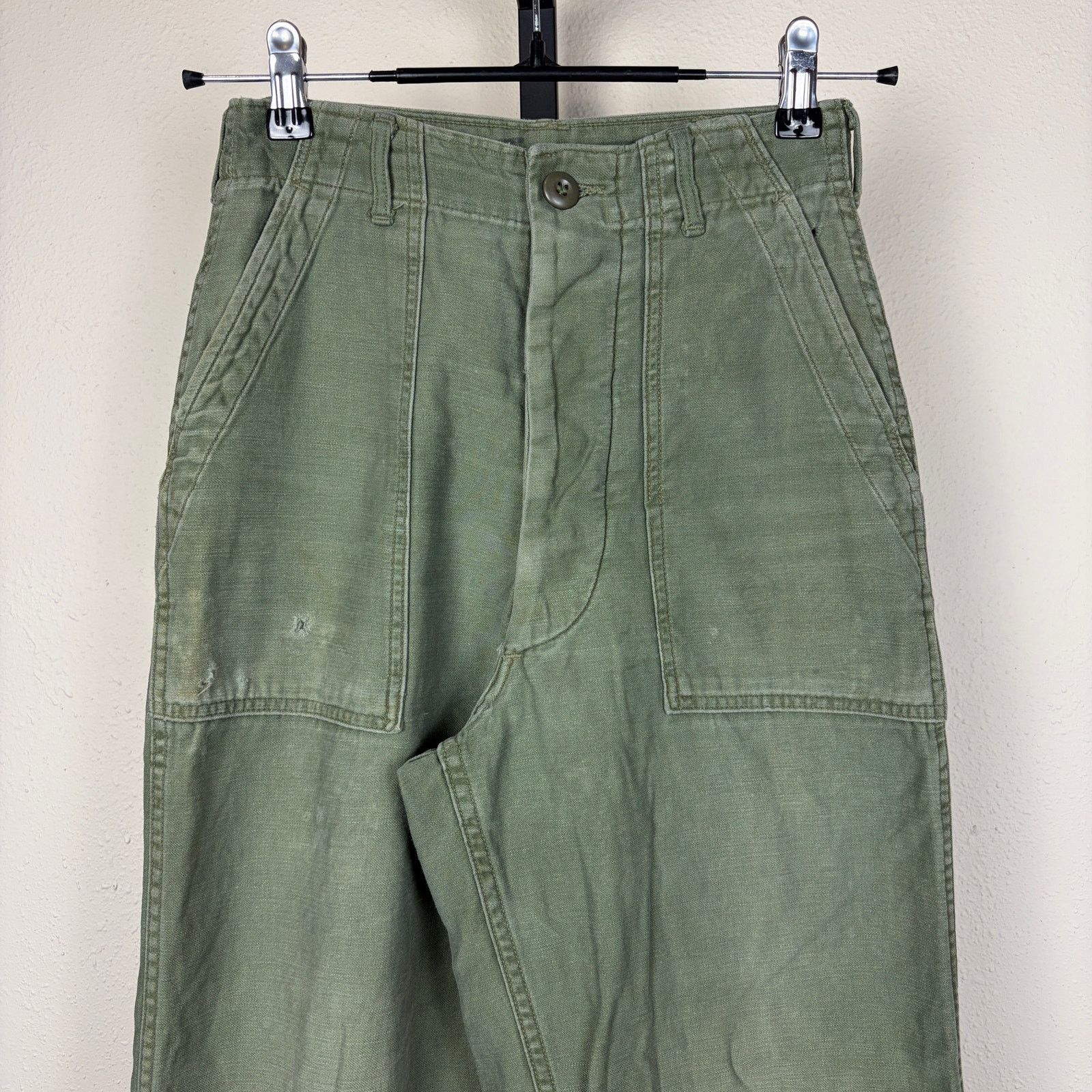 Other VTG Military Fatigue OG107 Button Fly Army Sateen Sz24 Pants Size US 26 / EU 42 - 2 Thumbnail