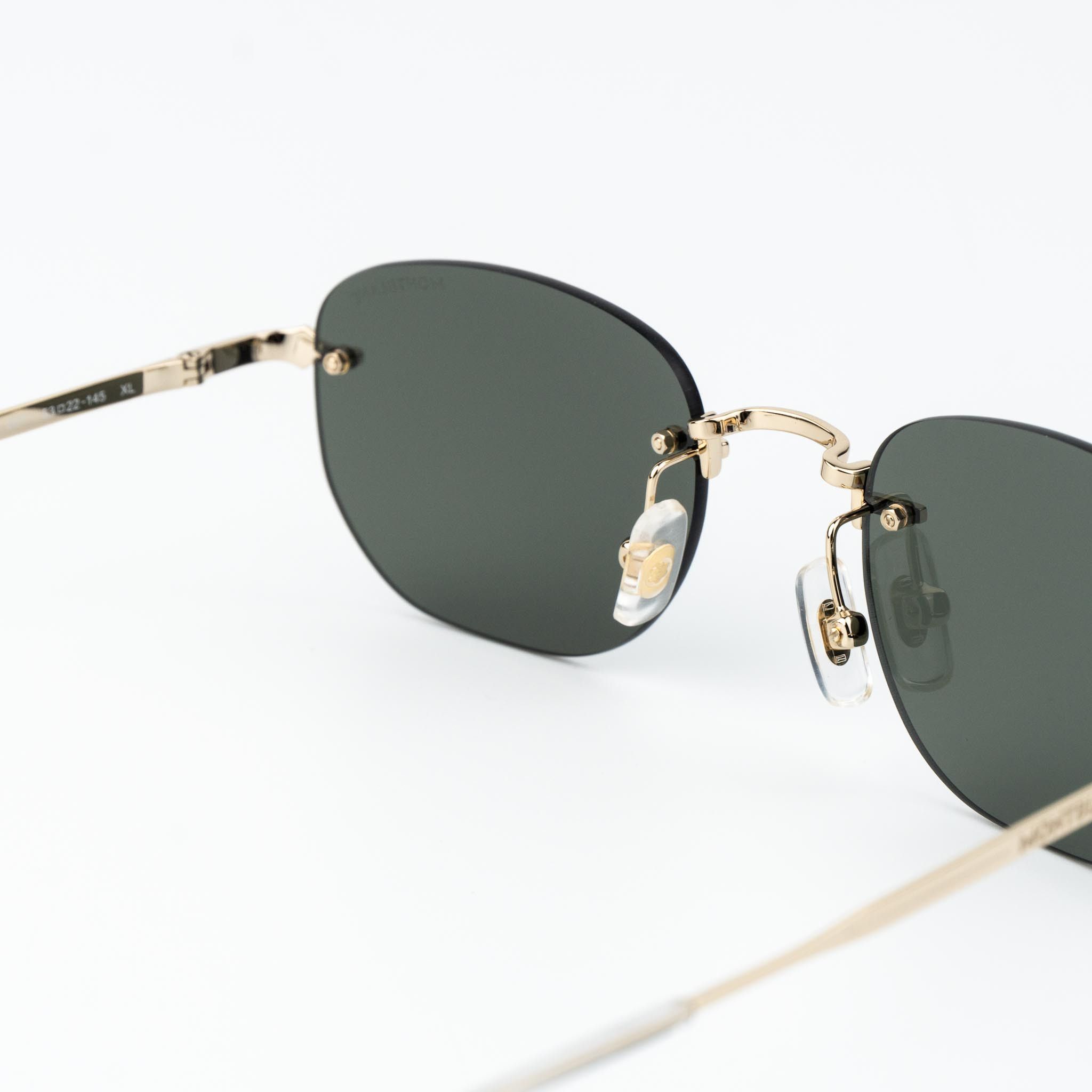 Montblanc Montblanc Men Sunglasses Square Rimless MB0303S 001 Size ONE SIZE - 7 Thumbnail