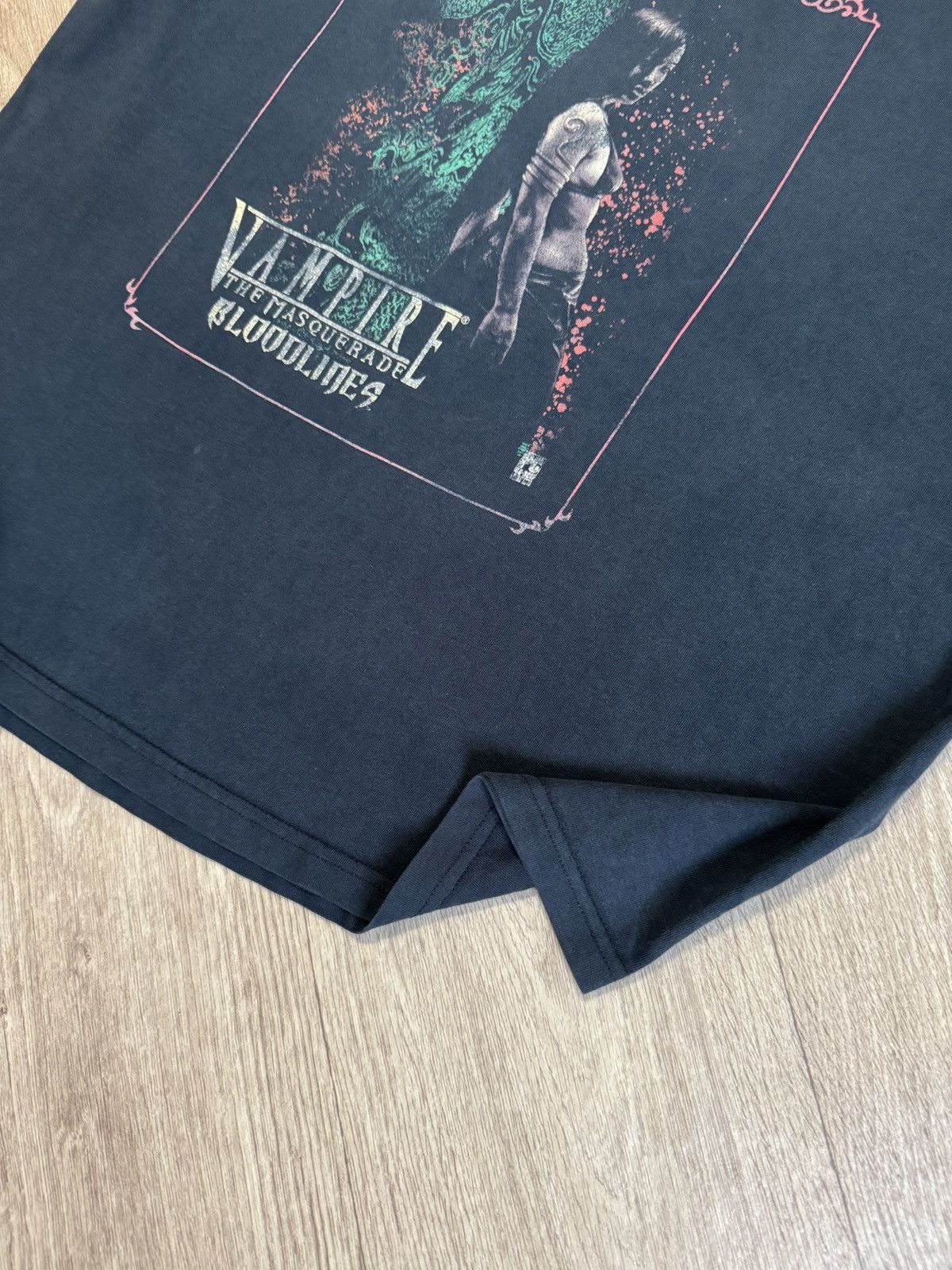 Vintage 🔷Vintage Vampire The Masquerade Bloodlines Promo T-shirt 90s Size US XL / EU 56 / 4 - 2 Thumbnail