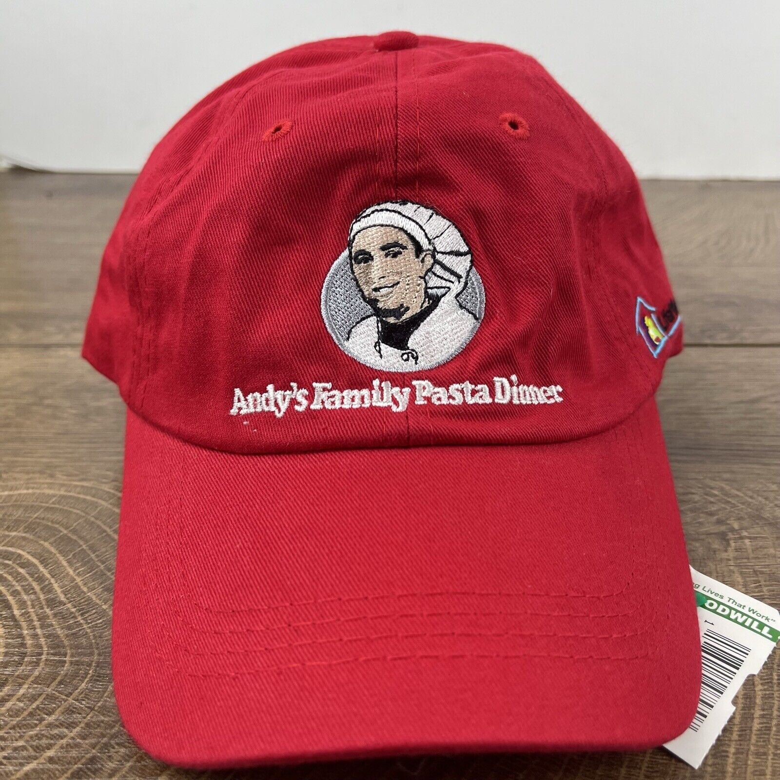 Other Andys Family Pasta Dinner Hat Red Hat Adjustable Hat Red Adu Size ONE SIZE - 5 Thumbnail