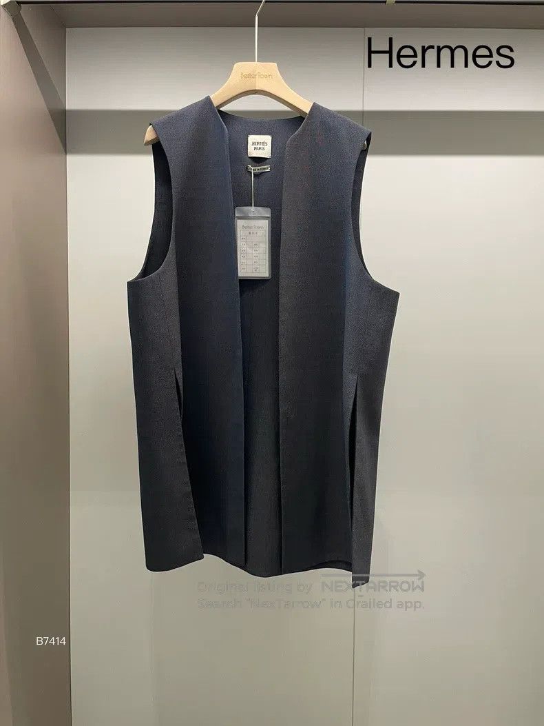 Hermes Hermes Dark Grey Vest Size XS / US 0-2 / IT 36-38 - 1 Thumbnail