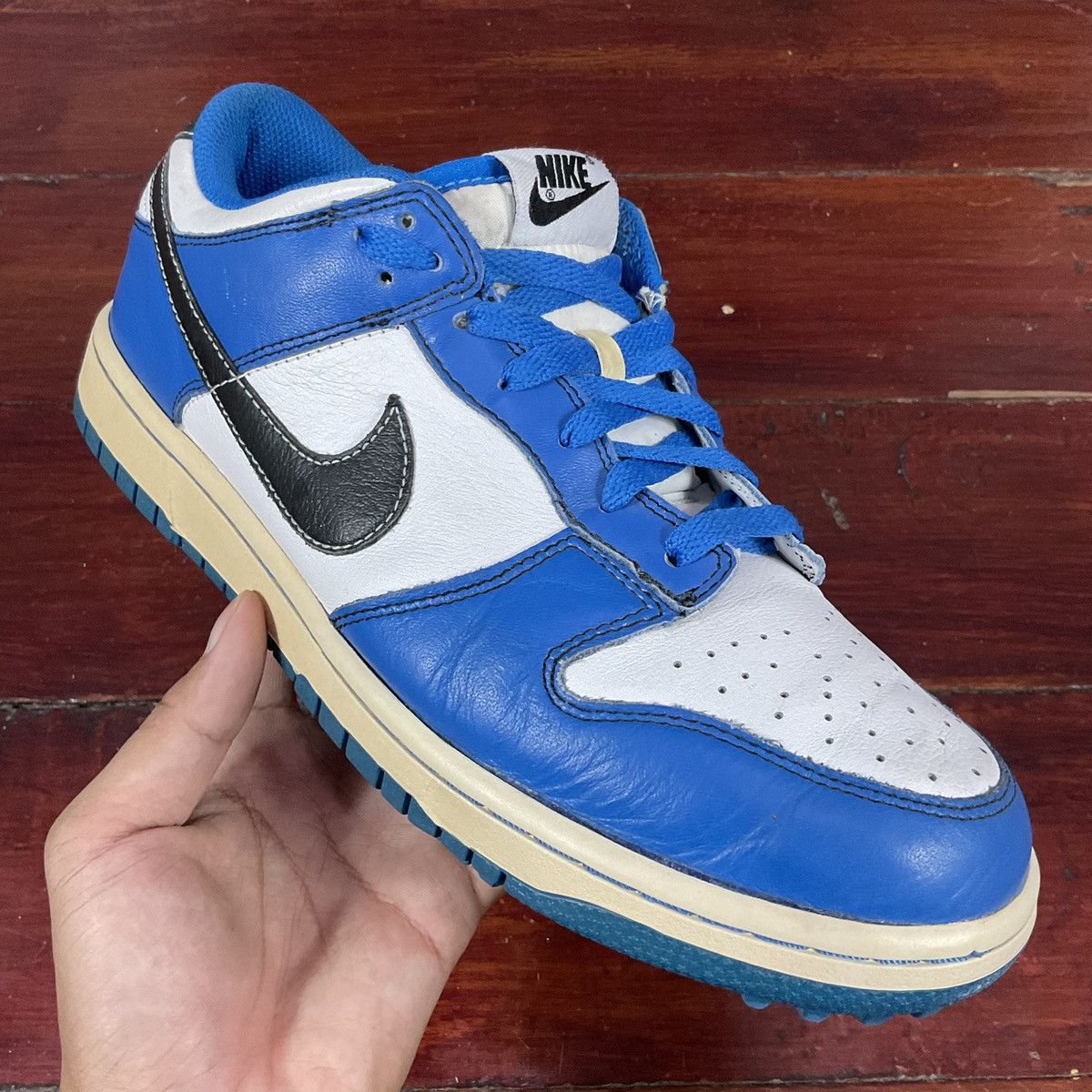 Nike Dunk Low NG Golf White Blue 2012 Size US 8 / EU 41 - 4 Thumbnail