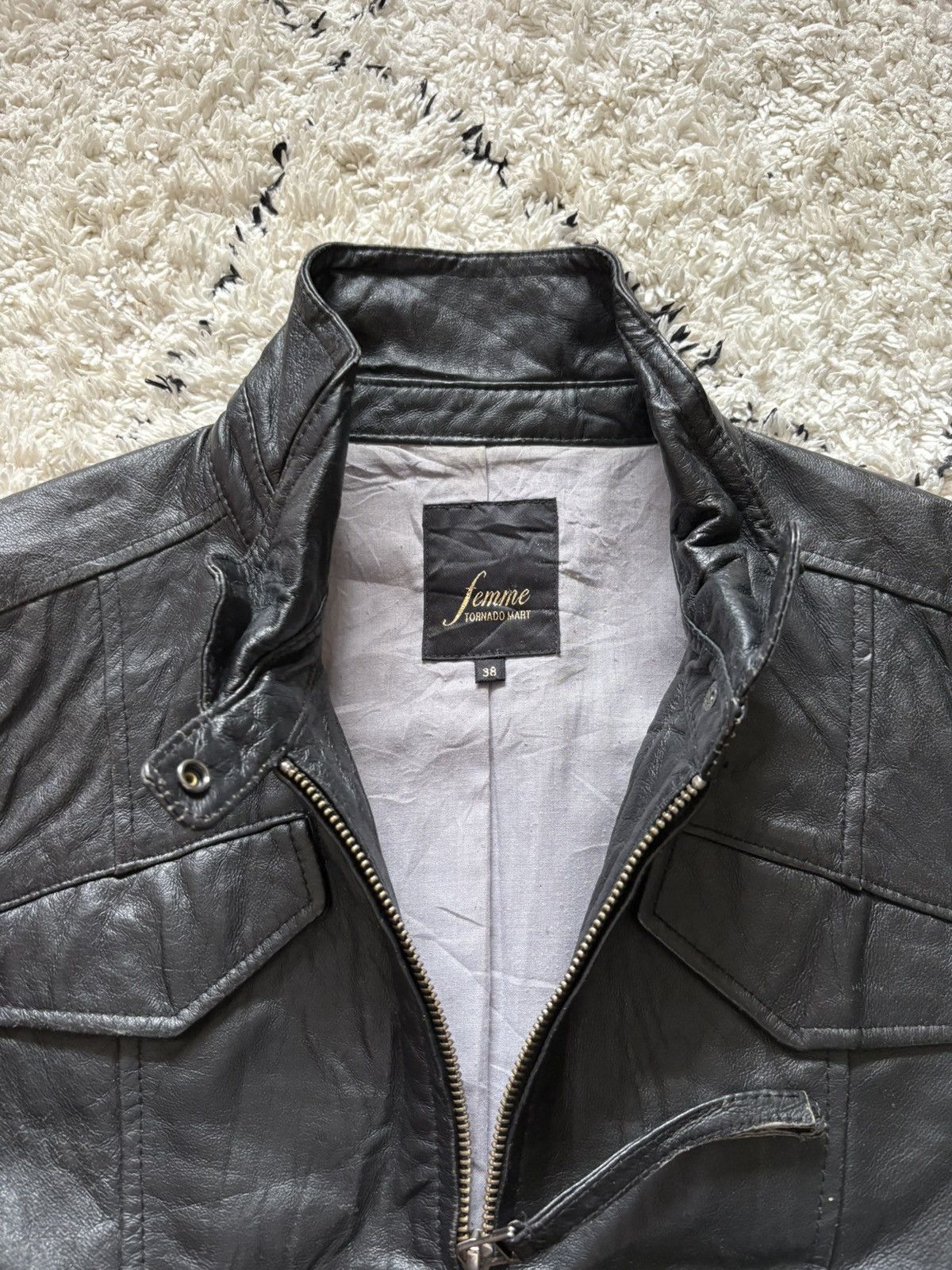 Tornado Mart Tornado mart leather zipper jacket Size US S / EU 44-46 / 1 - 20 Thumbnail