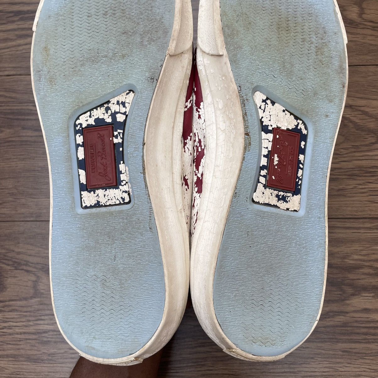 Converse × Maison Margiela Converse x Maison Margiela Jack Purcell Low 'Paint Crack' Size US 13 / EU 46 - 13 Thumbnail