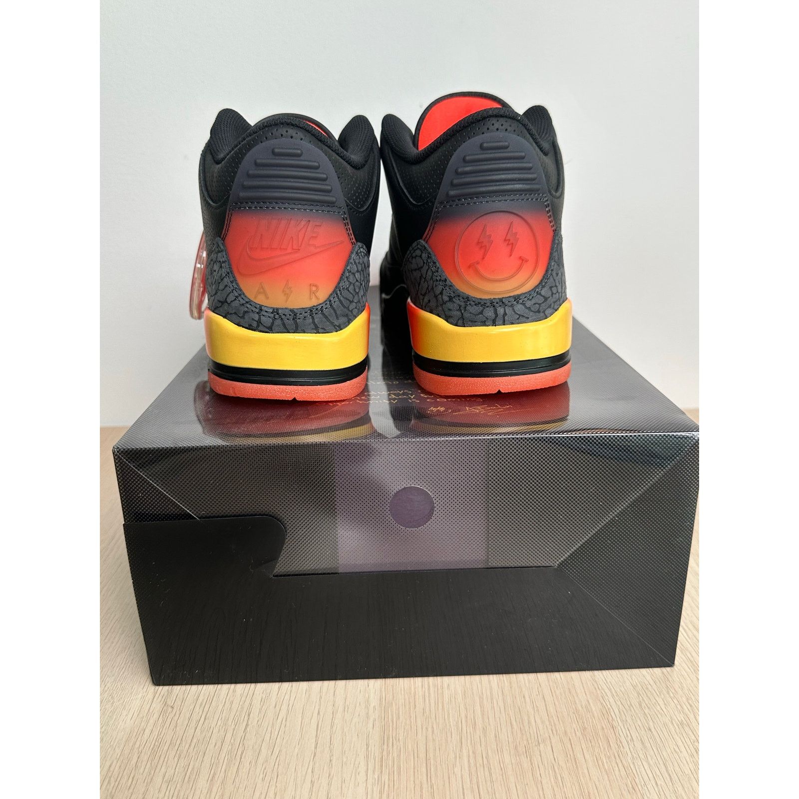Jordan Brand RARE J Balvin x Jordan 3 Rio Black Sneaker - Size 8M - NEW Size US 8 / EU 41 - 3 Thumbnail