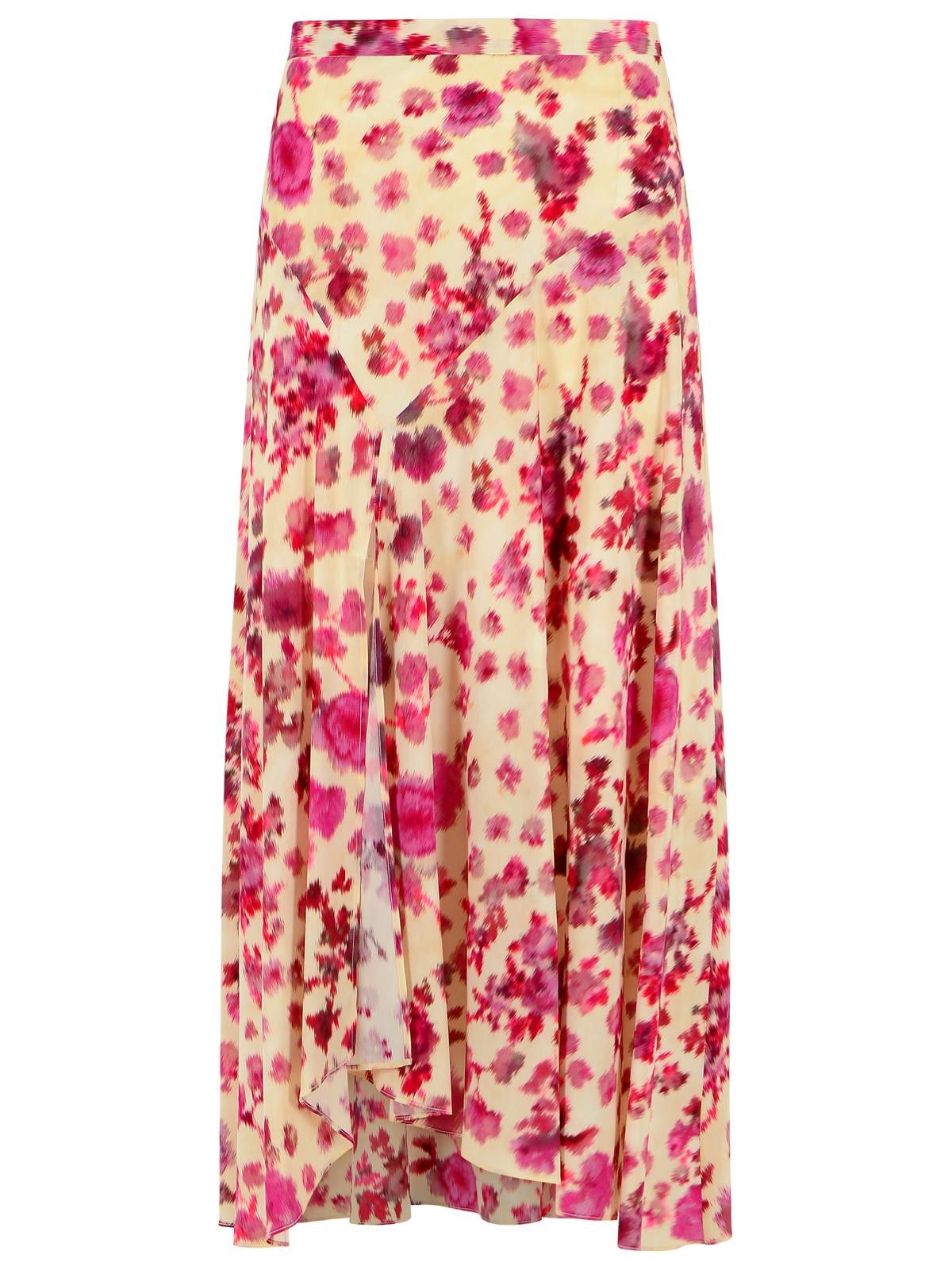 Isabel Marant ISABEL MARANT 'Sakura' Pink Stretch Silk Skirt Size 28" / US 6 / IT 42 - 1 Thumbnail