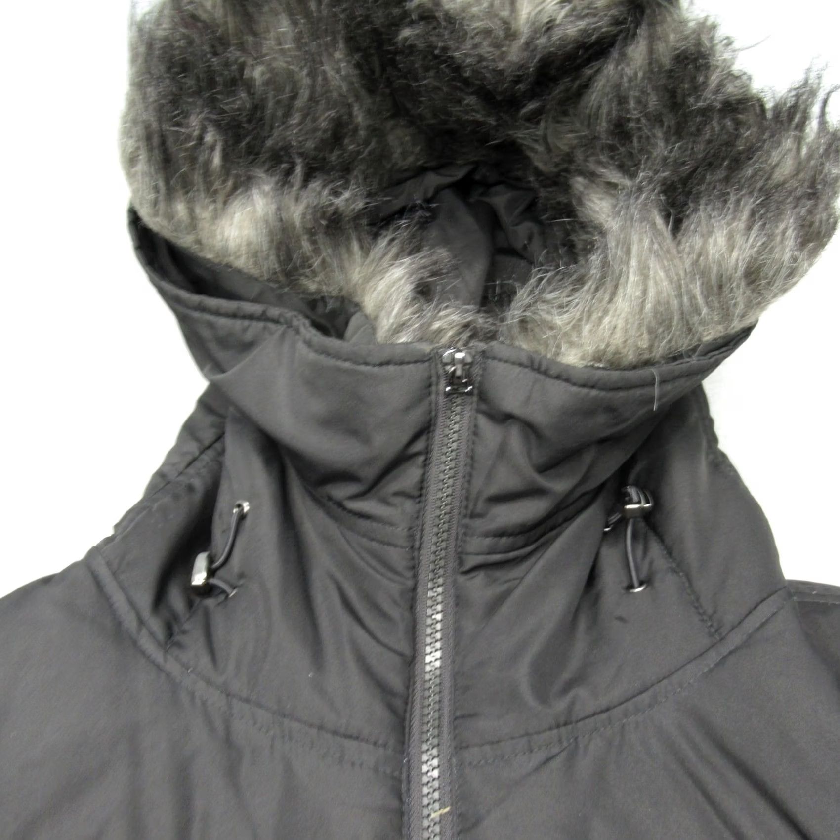 Calvin Klein Calvin Klein Down Parka Women Medium Black Hooded Full Zip Puffer Jacket Size M / US 6-8 / IT 42-44 - 4 Thumbnail