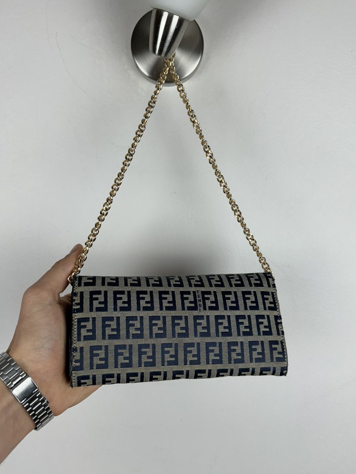 Fendi Shoulder leather bag Fendi FF monogram original rare item Size ONE SIZE - 2 Thumbnail