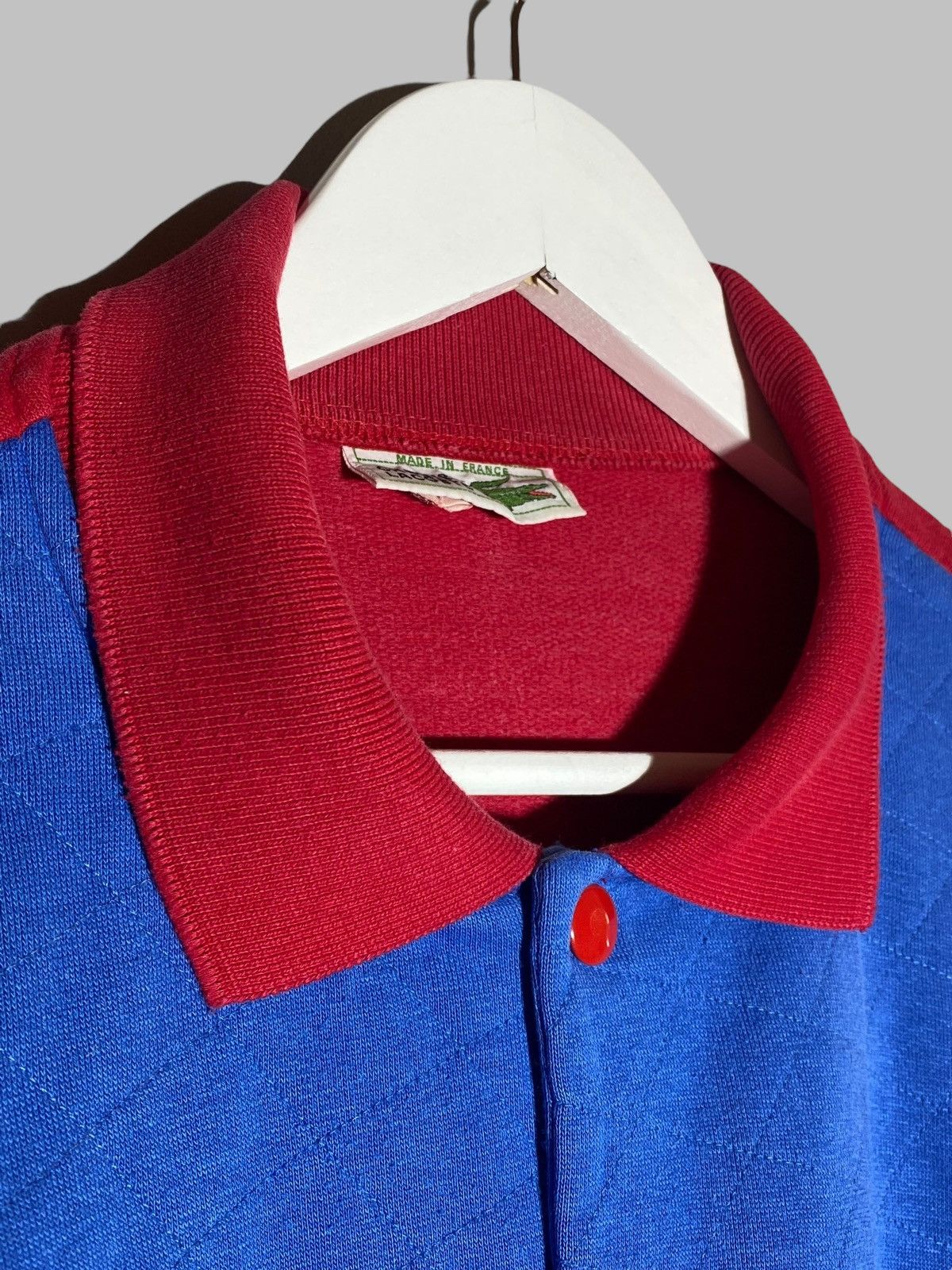 Lacoste Vintage 90s Lacoste Rare Collared Sweatshirt Size US L / EU 52-54 / 3 - 12 Thumbnail